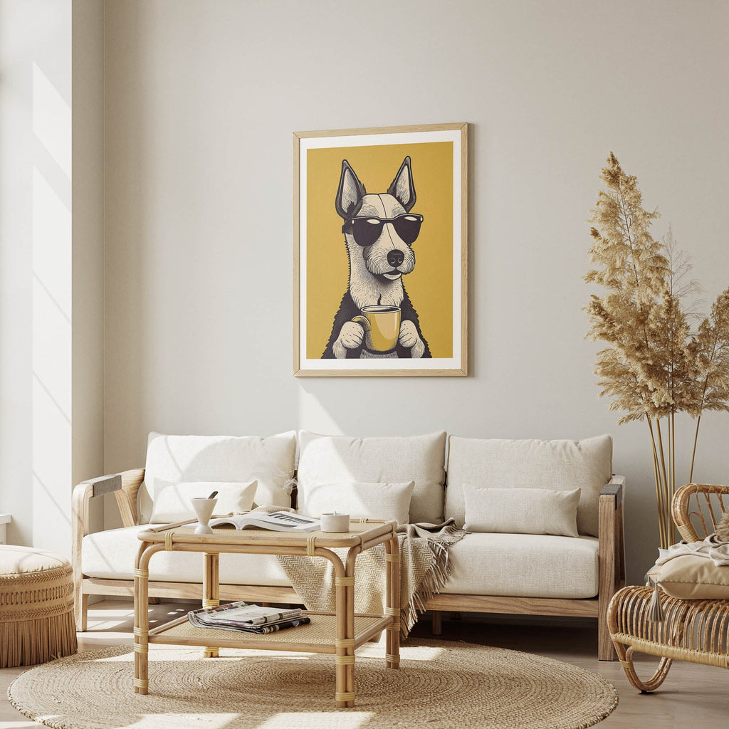 Fox Terrier 1 Chillin Coffee Dog image 1
