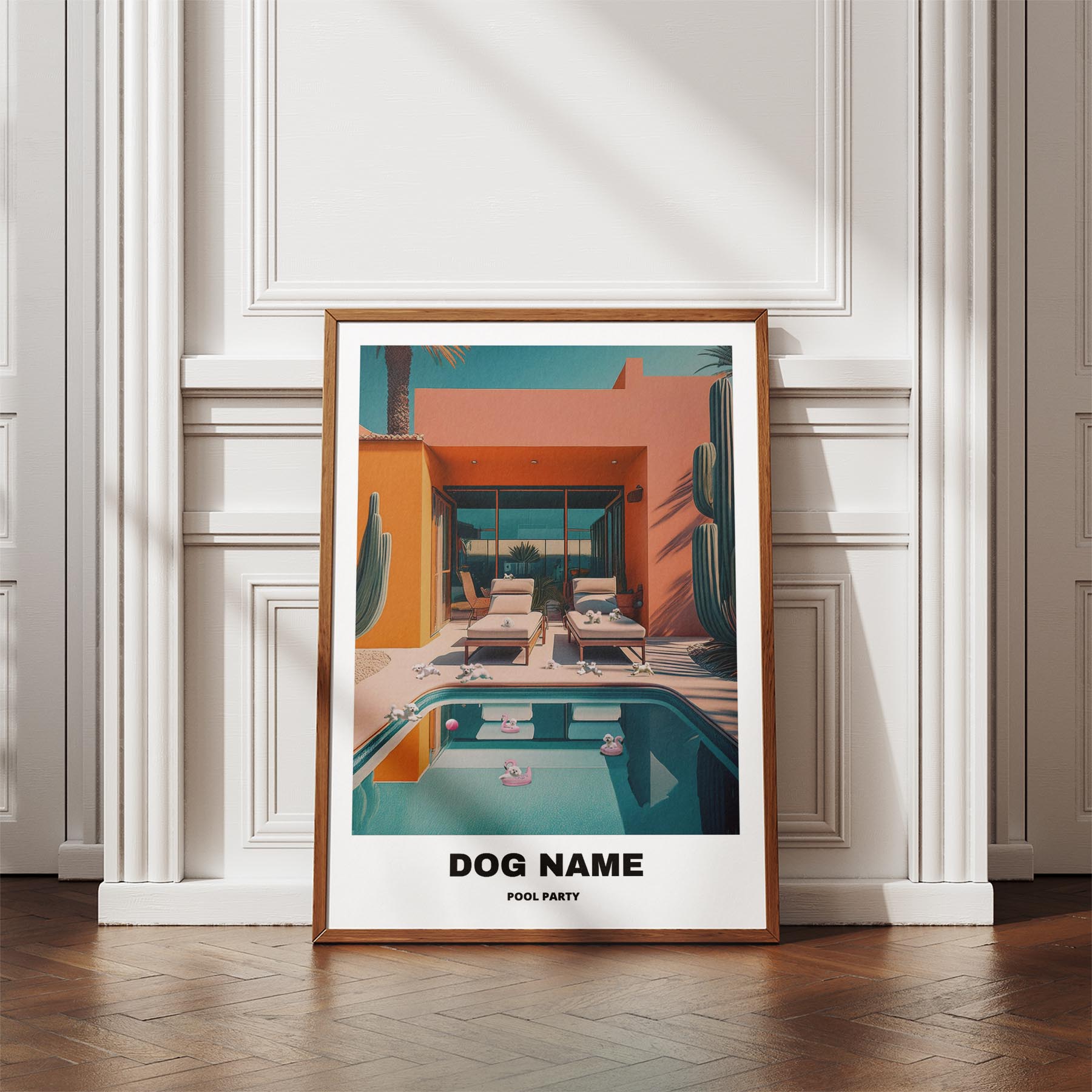 Bichon Frise Custom Pool Party WITH TEXT image 4