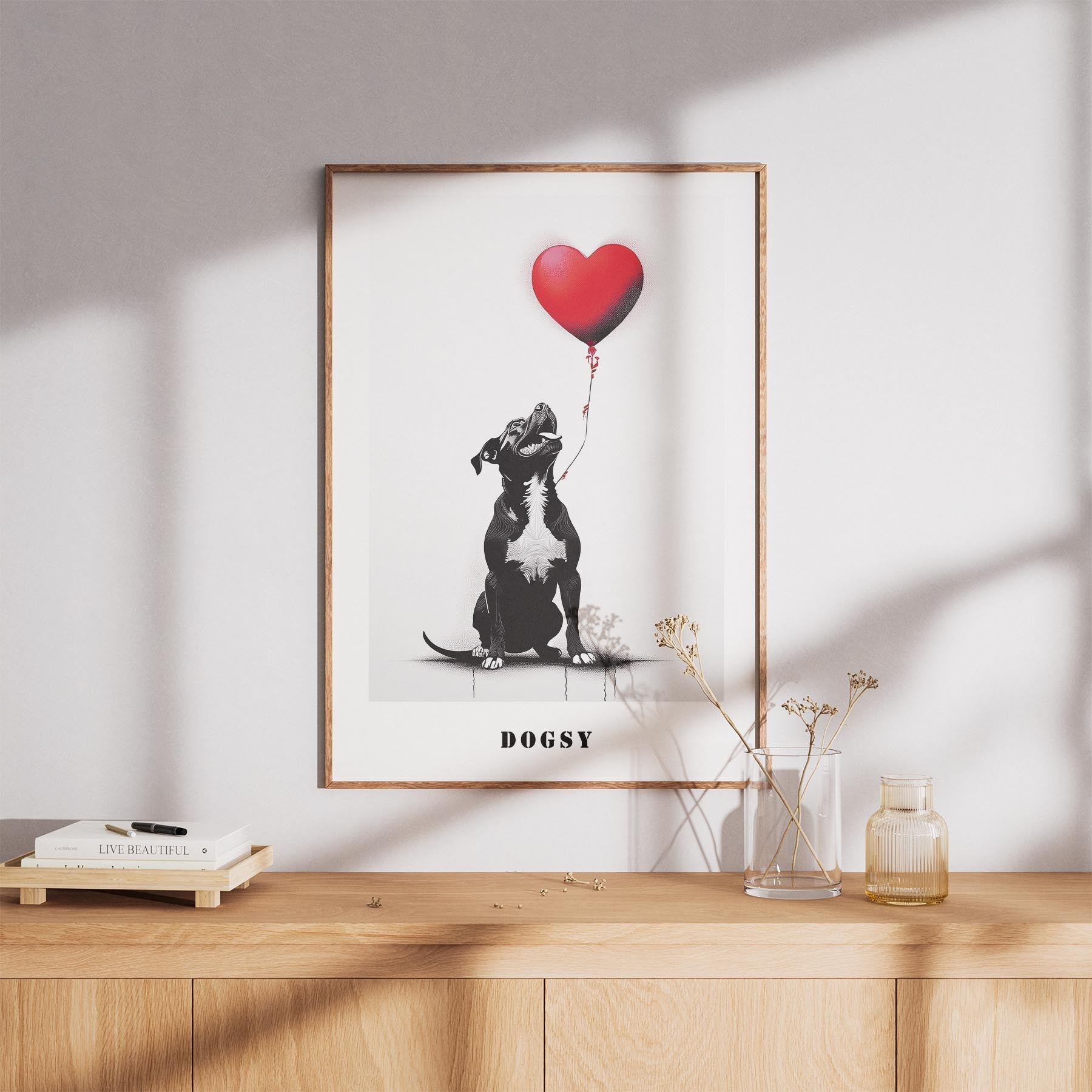 American Staffordshire Terrier DOGSY Series inspired by the Art of Banksy with t image 8