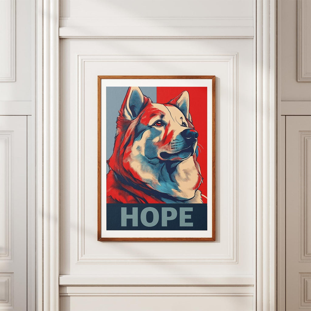 Samoyed HOPE Series Inspired by the Obama Poster image 3