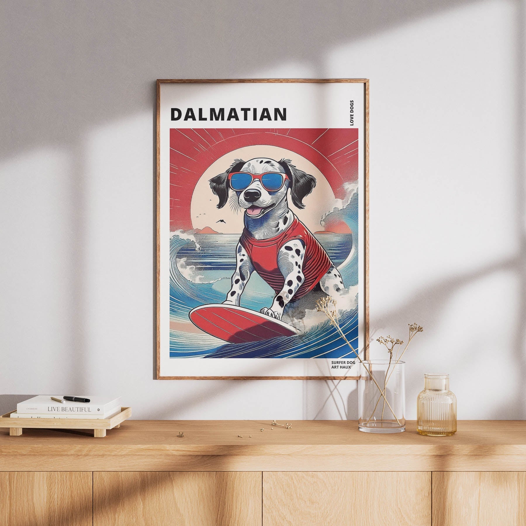 Dalmatian Hokosai Surfer Dogs 1 image 8