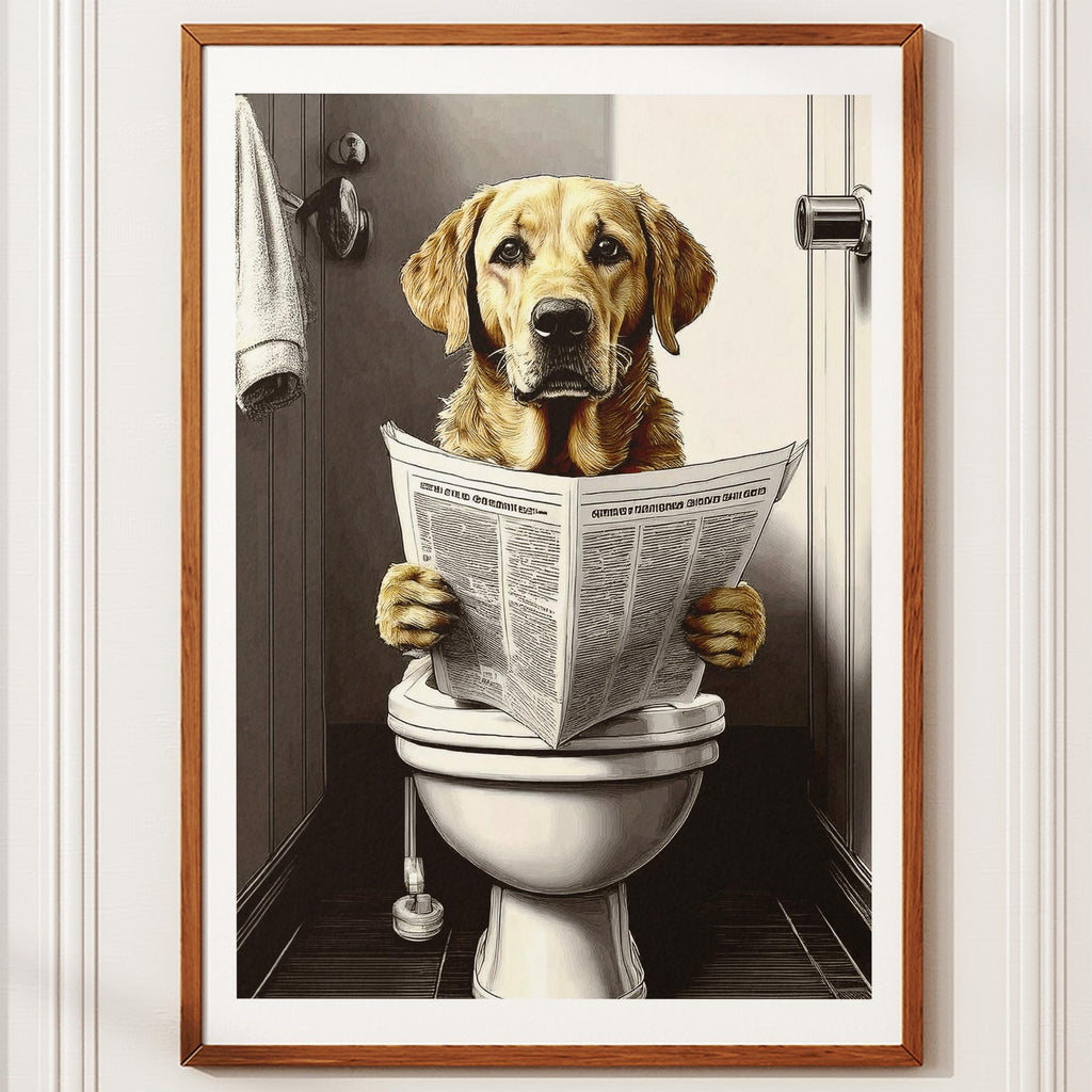 Labrador Retriever Toilet Humour Dog Series 4 image 10