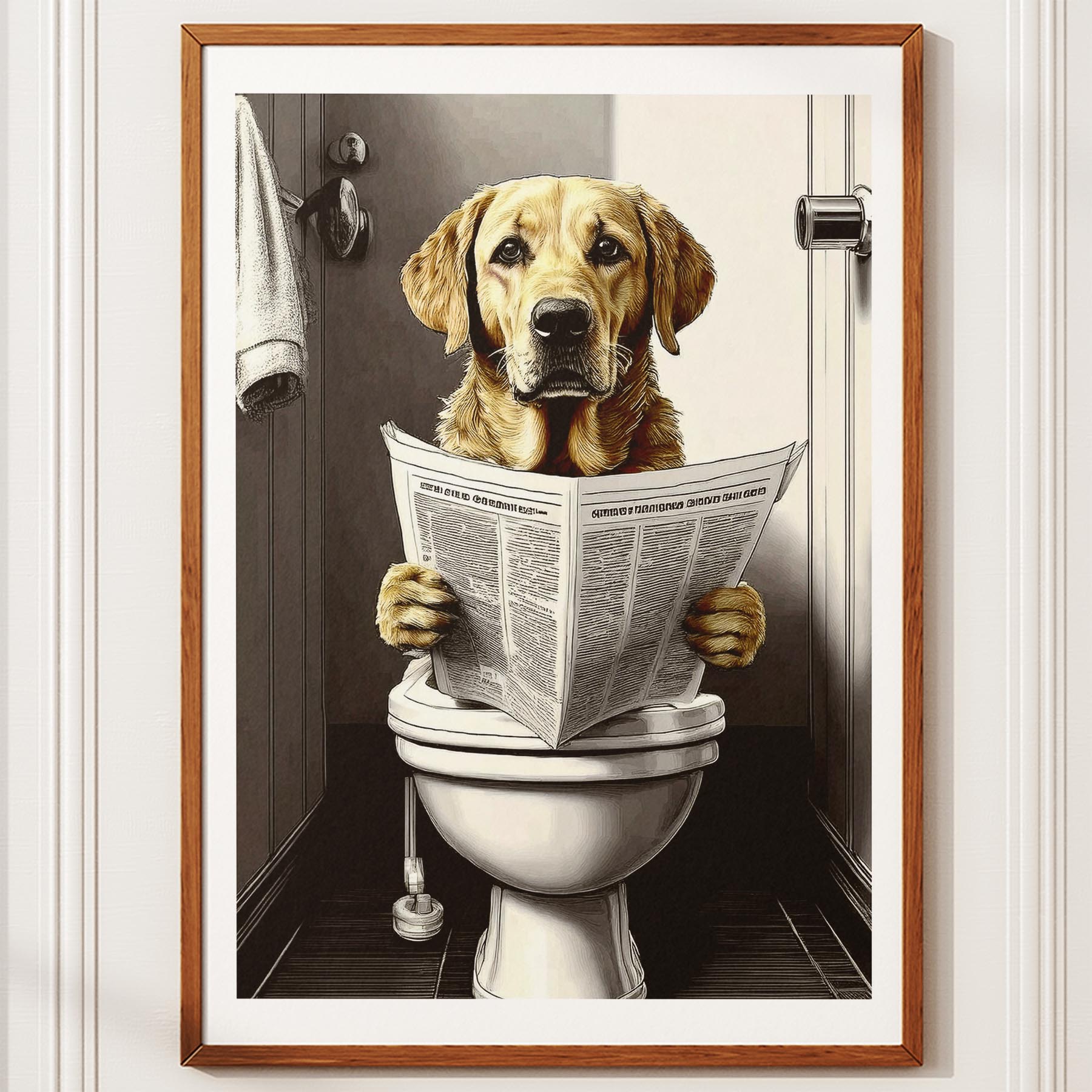 Labrador Retriever Toilet Humour Dog Series 4 image 10