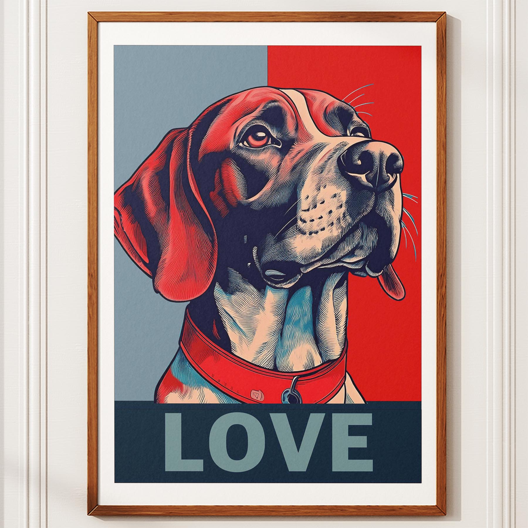 English Pointer LOVE Series Inspired by the Obama Poster image 10