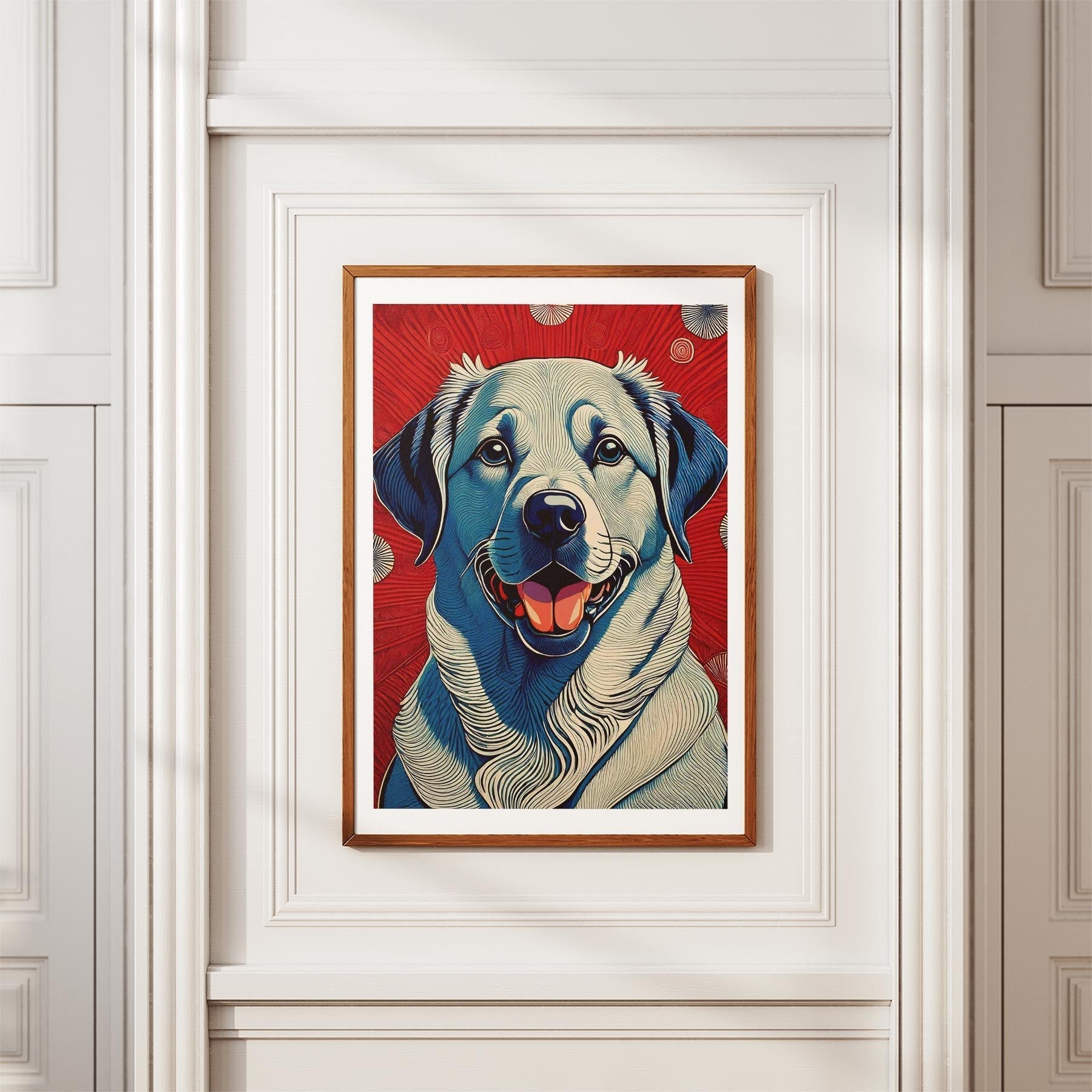 Labrador Retriever Hokusai Japanese Inspired Dog Series image 3