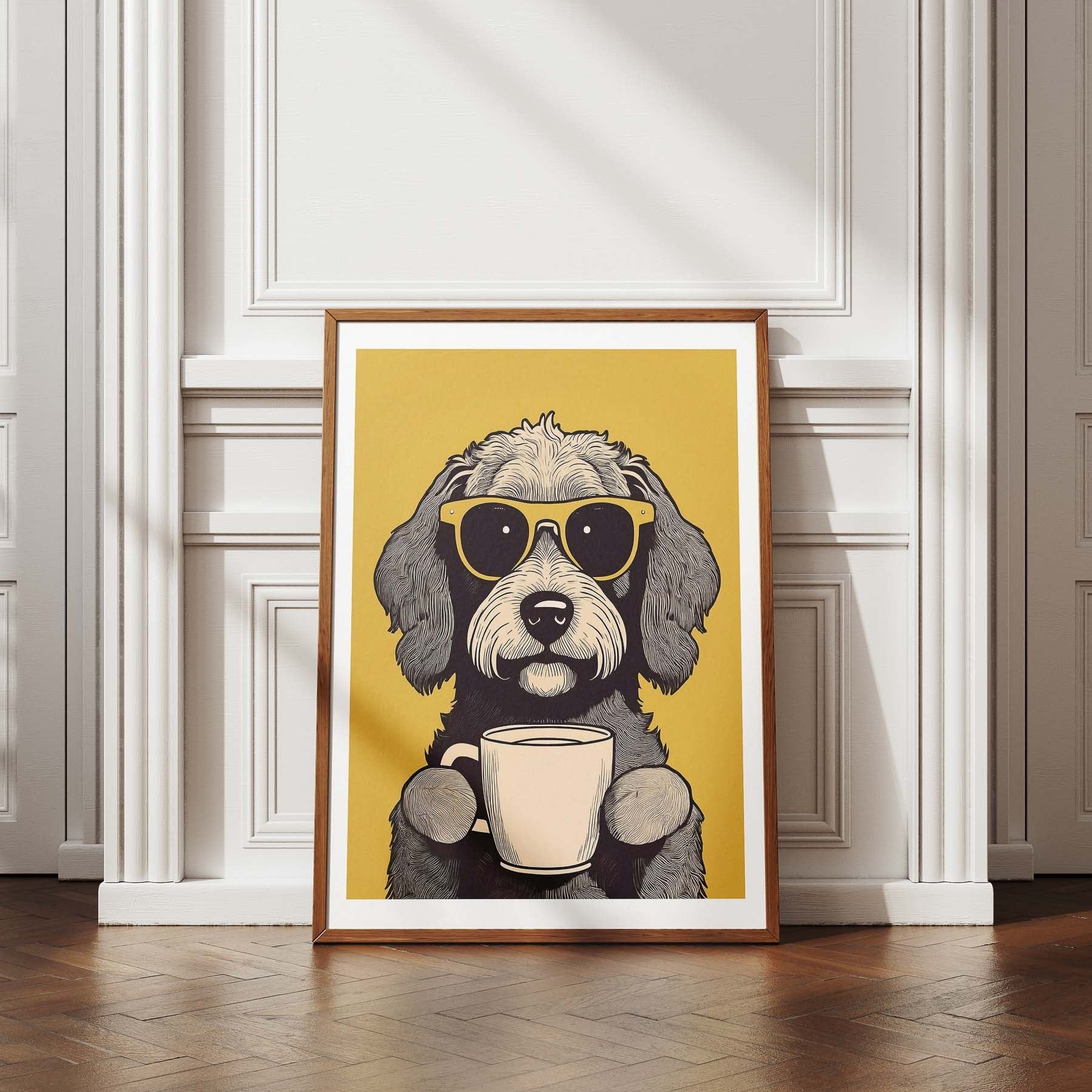 Cockapoo Chillin Coffee Dog image 4