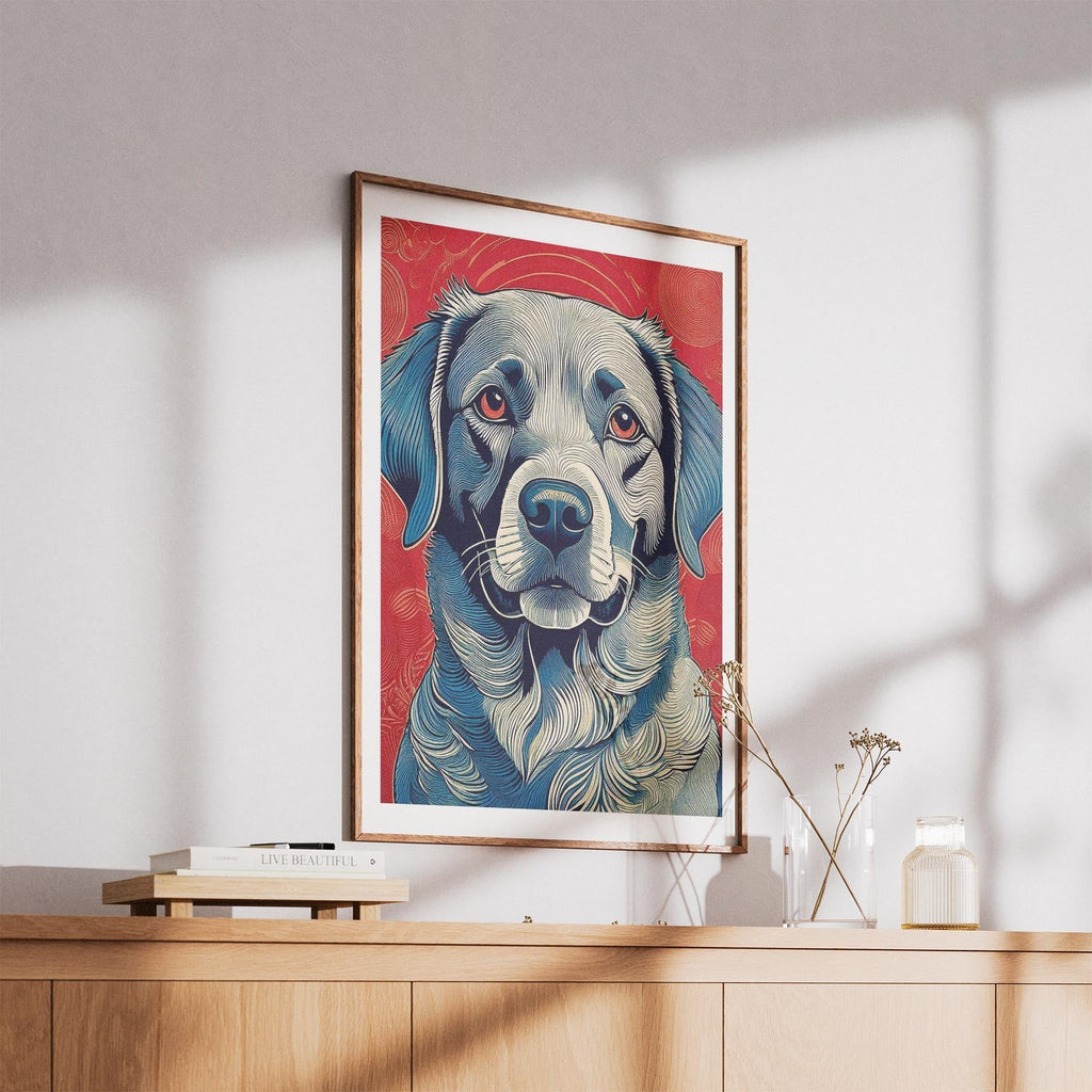 Labrador Retriever Hokusai Japanese Inspired Dog Series 3 image 5
