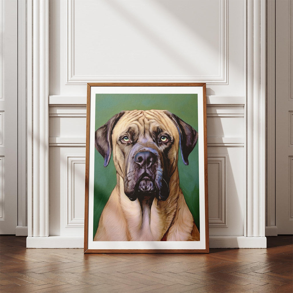 Neapolitan Mastiff Green Painted Series image 4