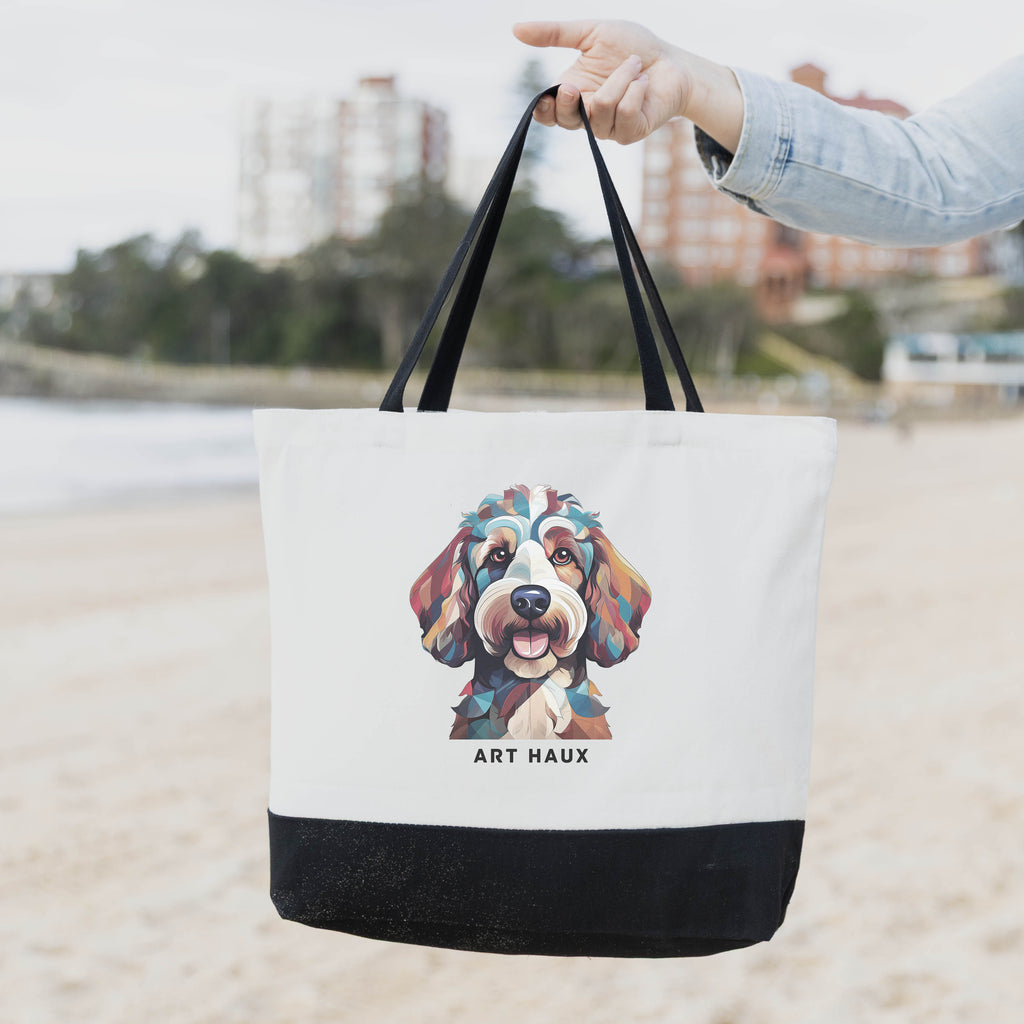 Cavoodle Chic Graphic Art Bag image 1