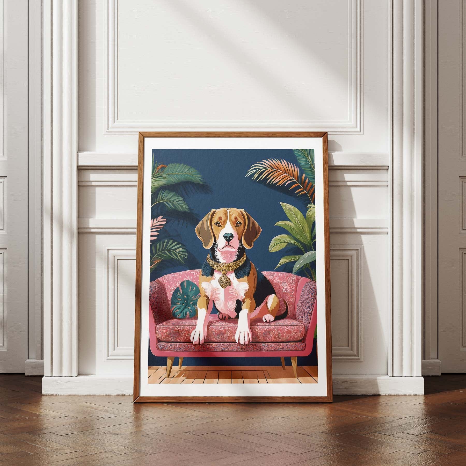 Beagle Just Lounging Around image 4