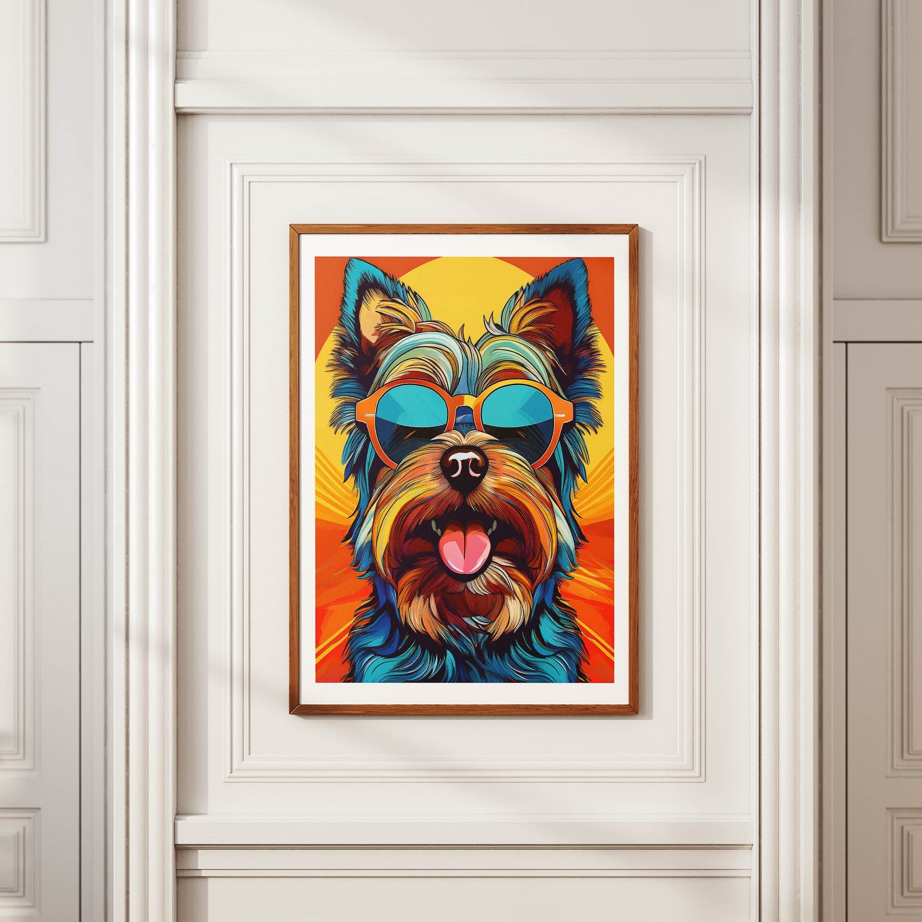 Yorkshire Terrier In Colourful Sunnies 1 image 2