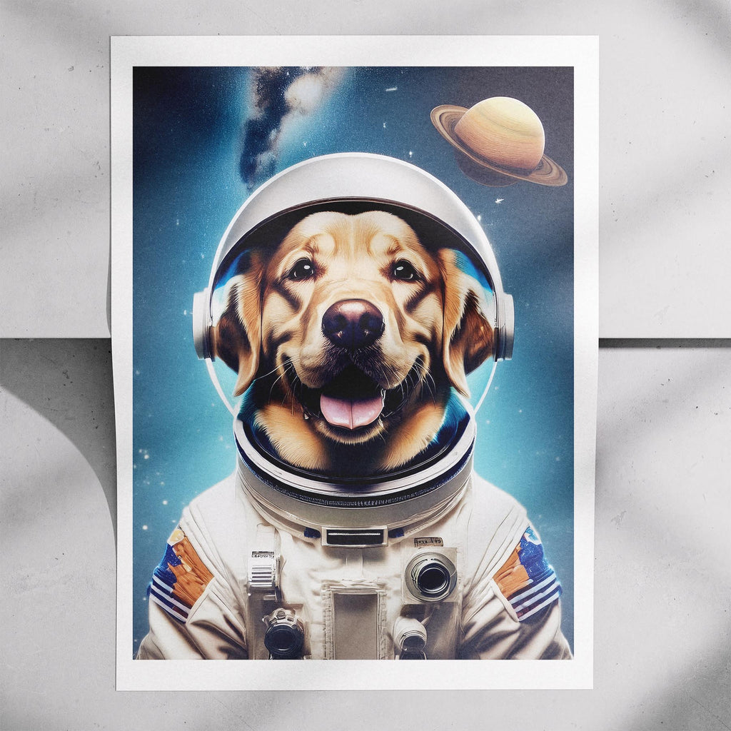 Golden Retriever Astronaut Dog Series image 7