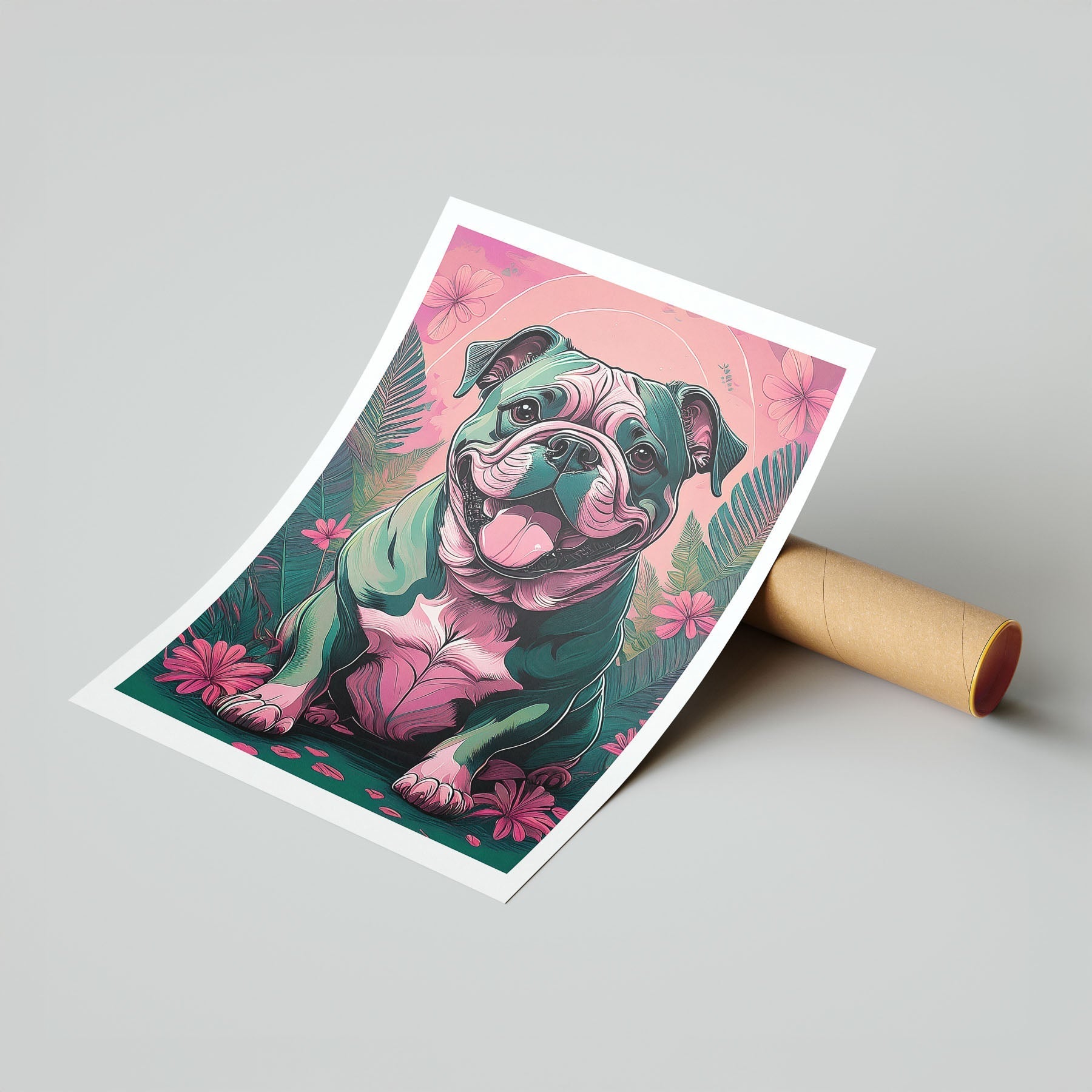 Bulldog Flowery Dog image 7