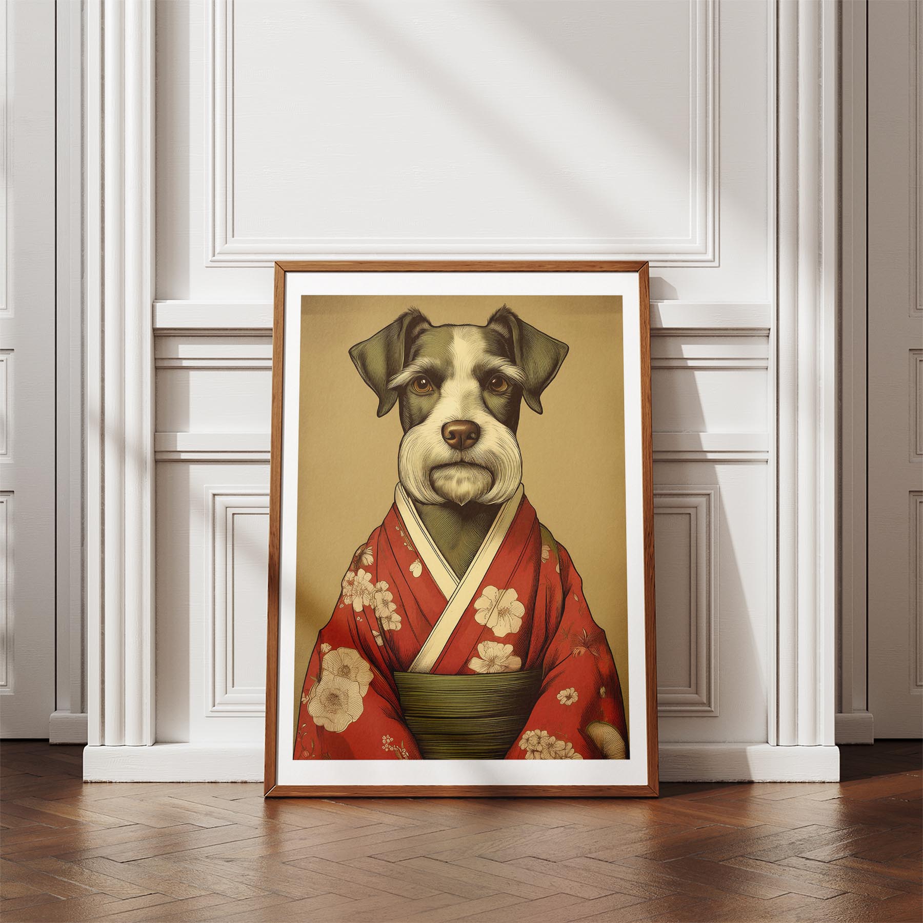 Schnauzer Japanse Kimono Dog Series image 4