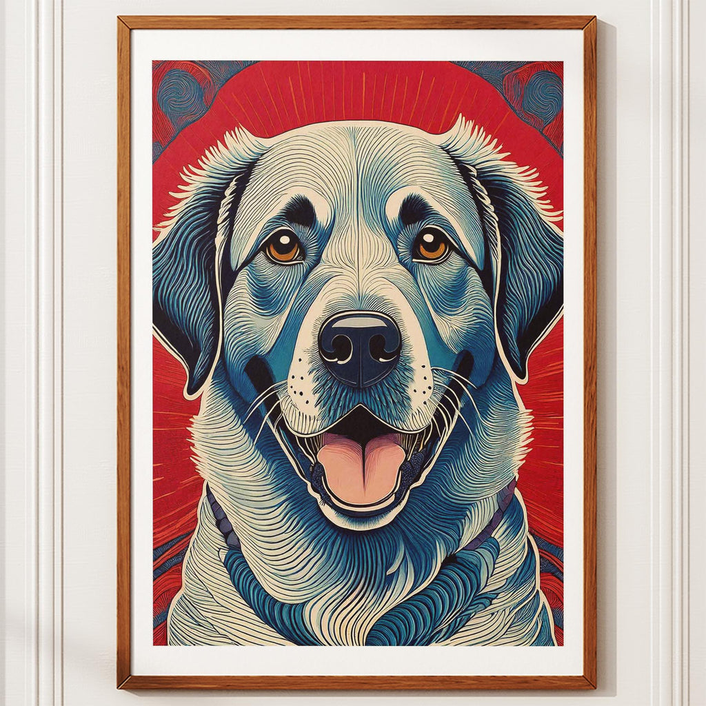 Labrador Retriever Hokusai Japanese Inspired Dog Series 1 image 10