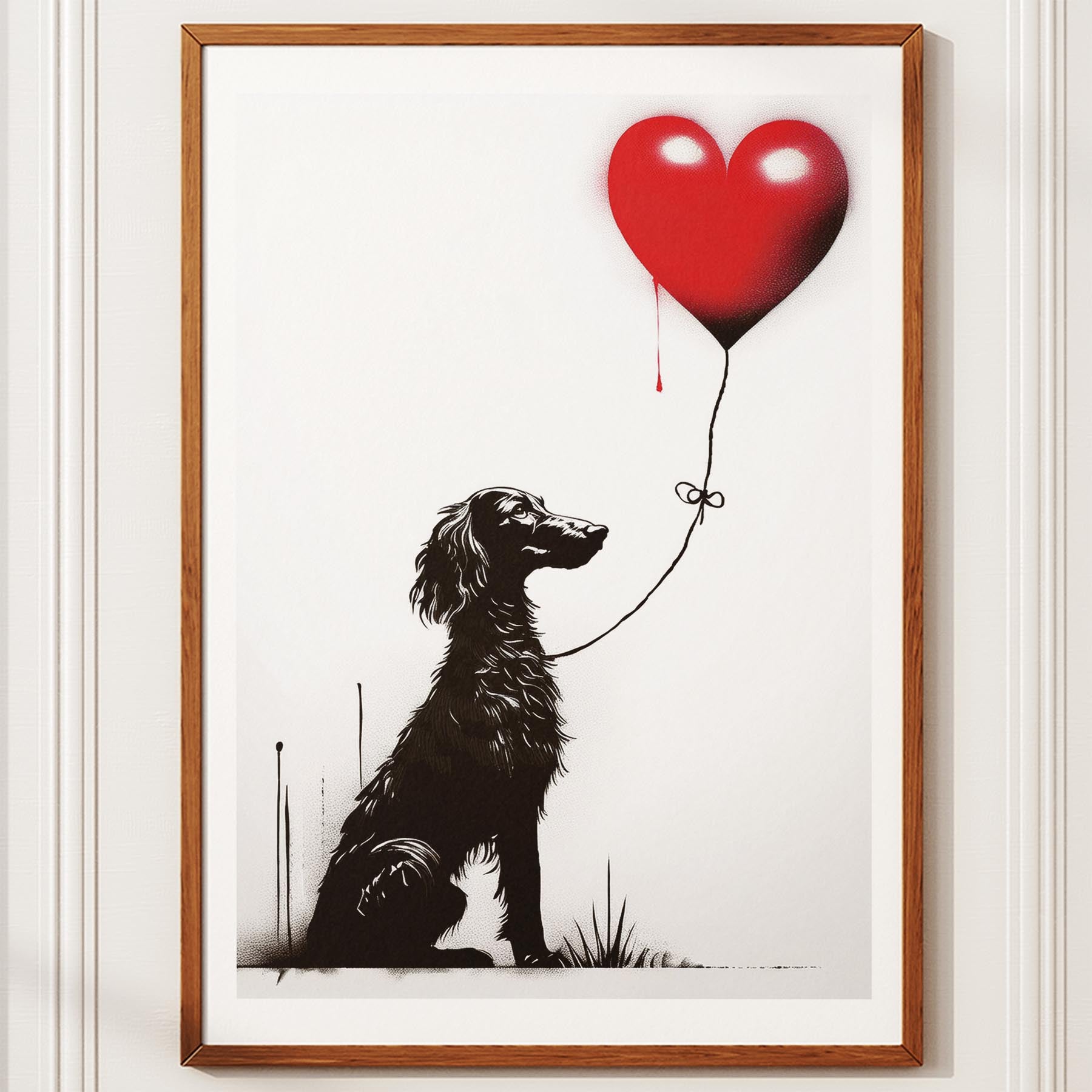 Bernese Mountain Dog LOVE Series Inspired by the Obama Poster image 5