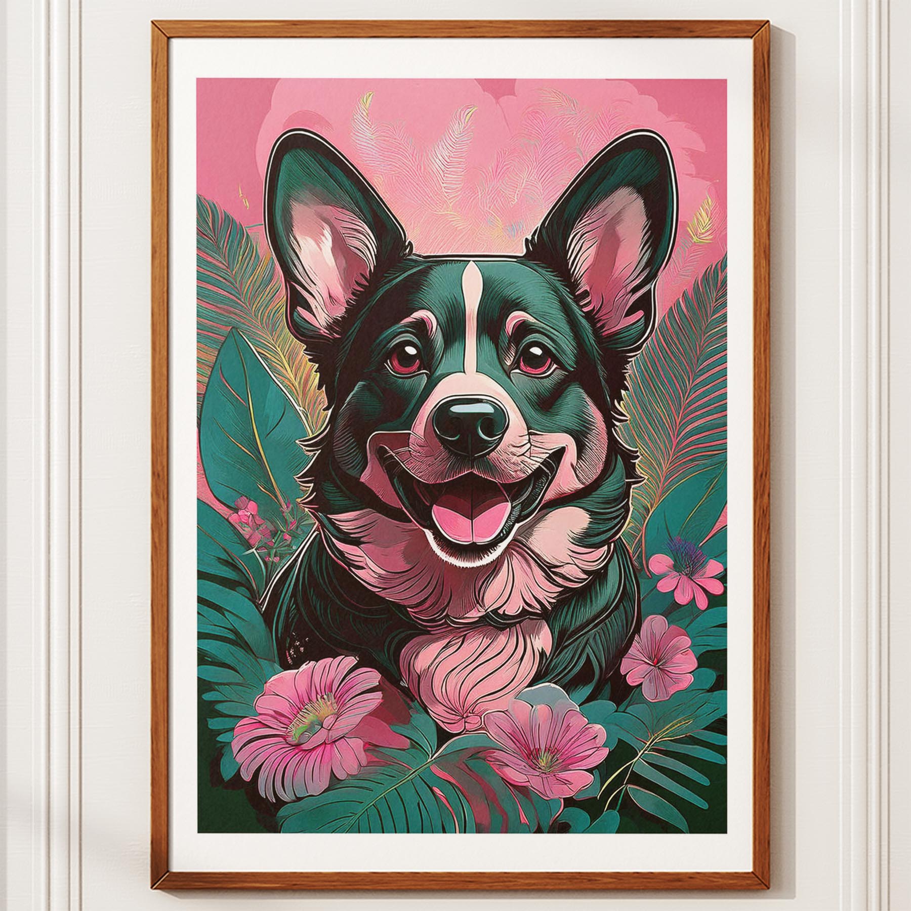Corgi Flowery Dog image 10