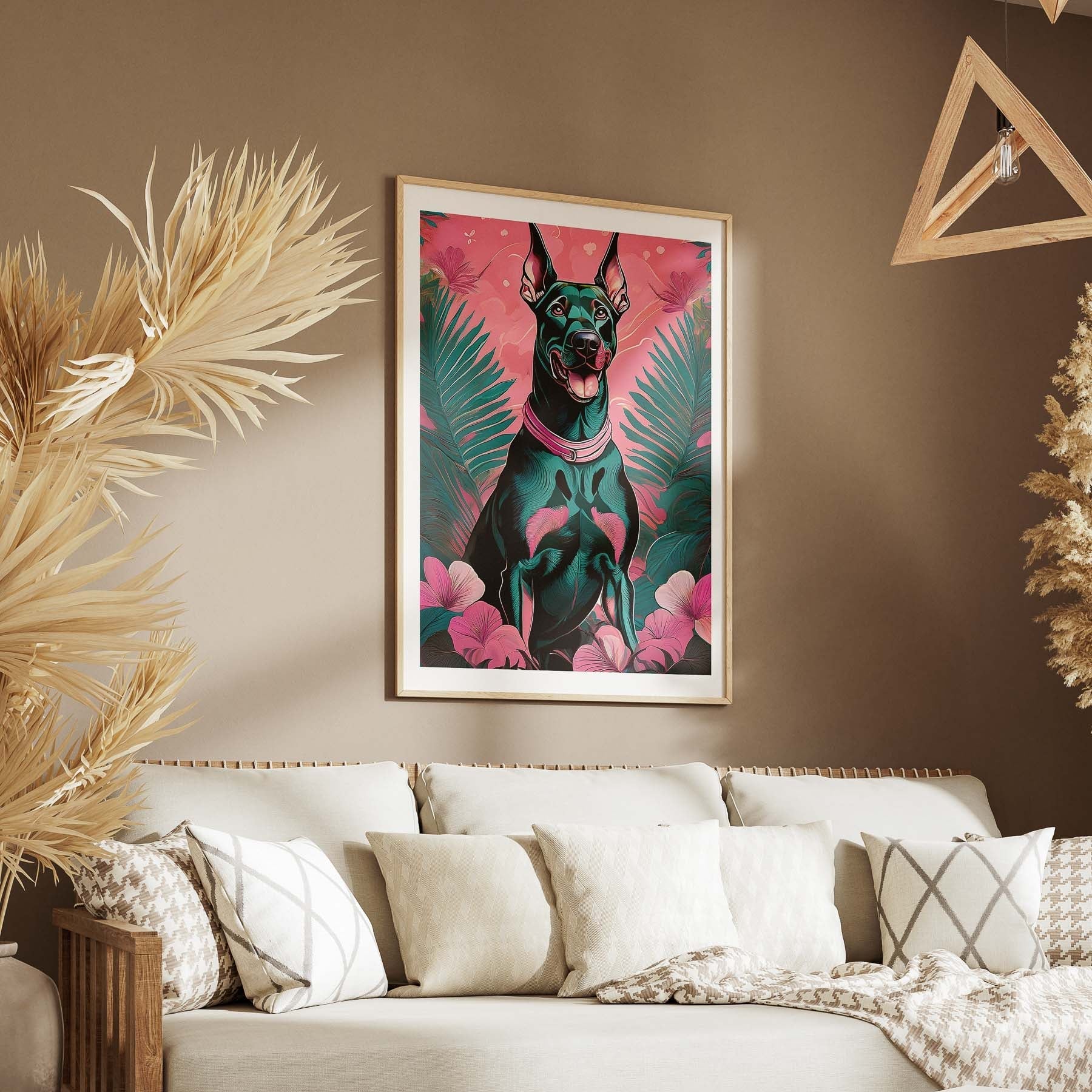 Doberman Flowery Dog image 5