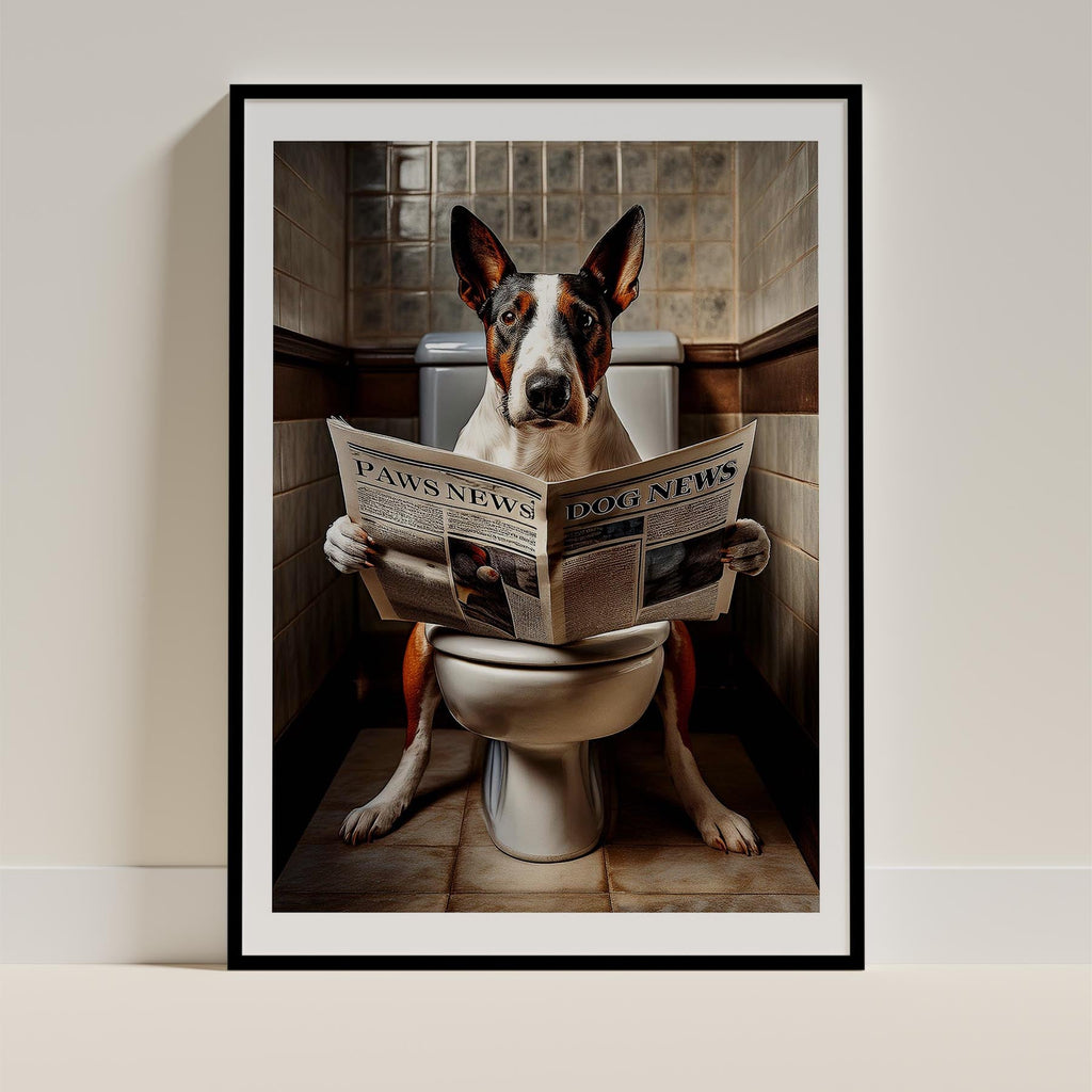 Bull Terrier Toilet Humour Dog Series 1 image 0