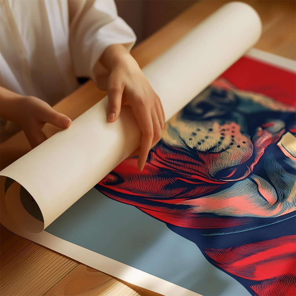 American Staffordshire Terrier HOPE Series Inspired by the Obama Poster image 1