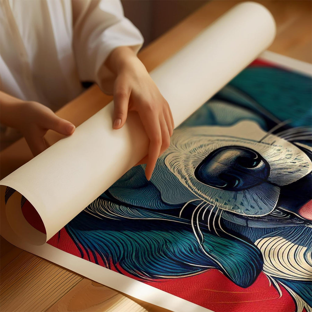 English Setter Hokusai Japanese Inspired Dog Series 2 image 1