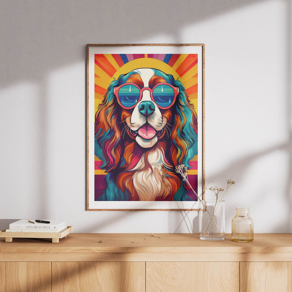 Cavalier King Charles Spaniel In Colourful Sunnies 2 image 8
