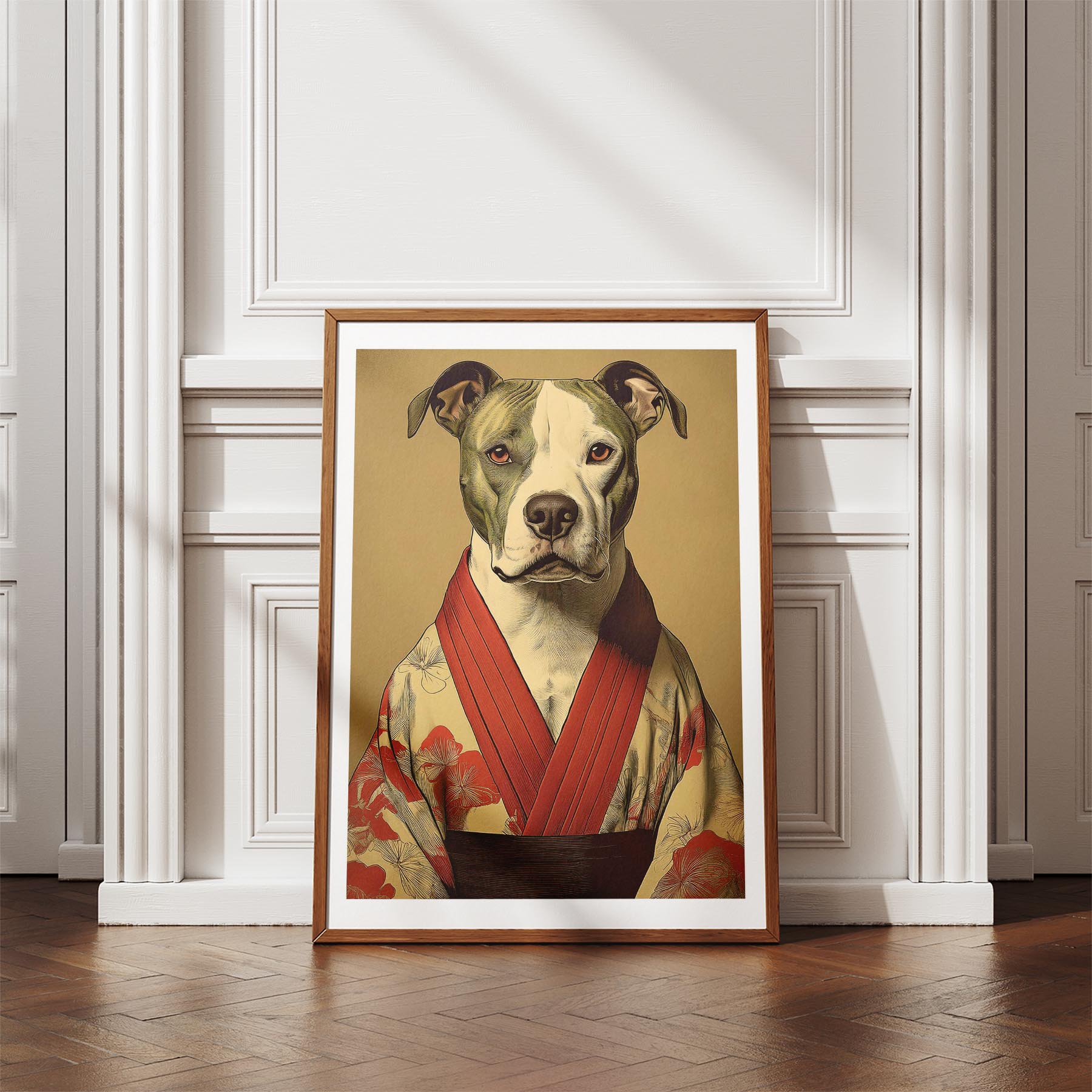 American Pitbull Terrier Japanse Kimono Dog Series image 4