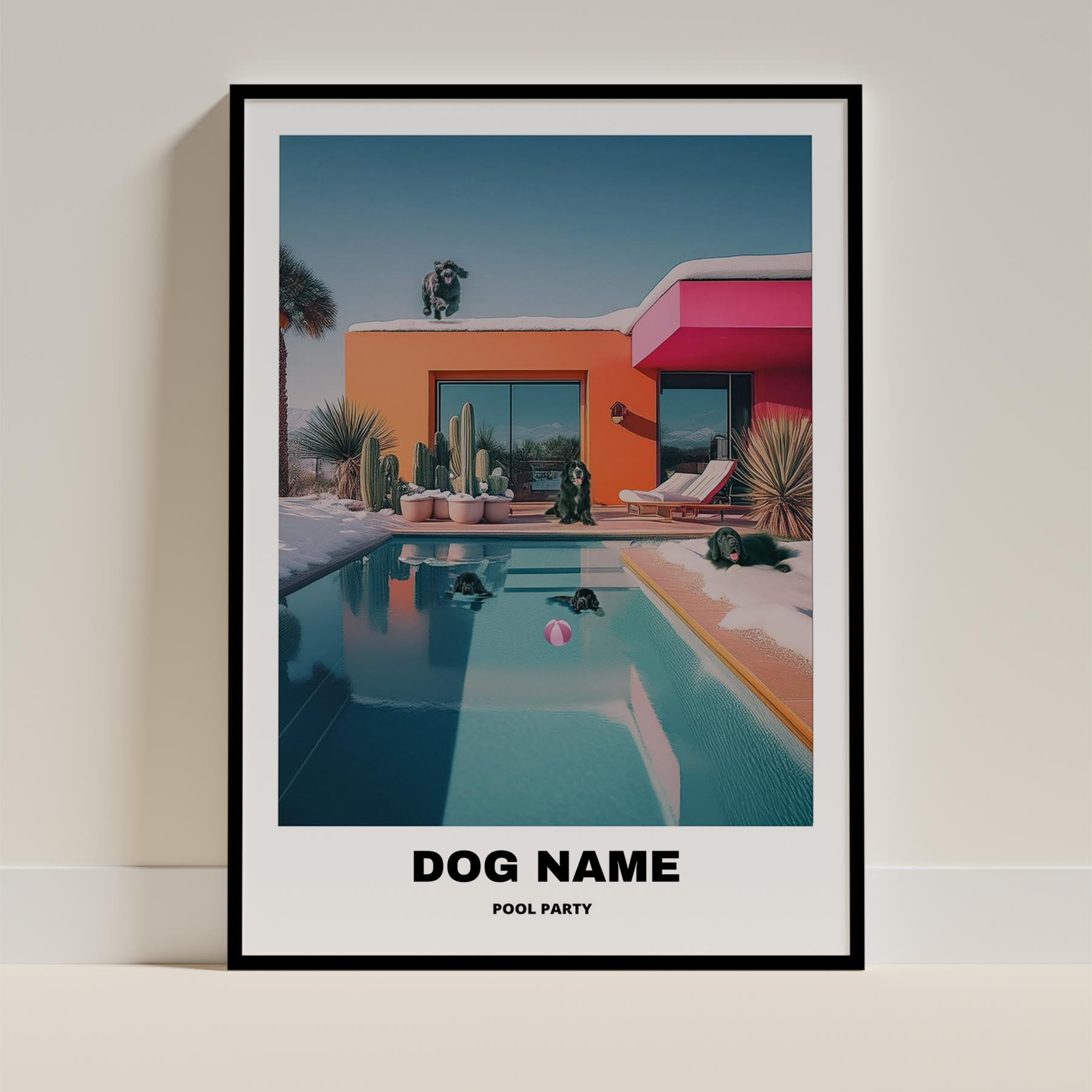 Newfoundland Custom Pool Party WITH TEXT image 0