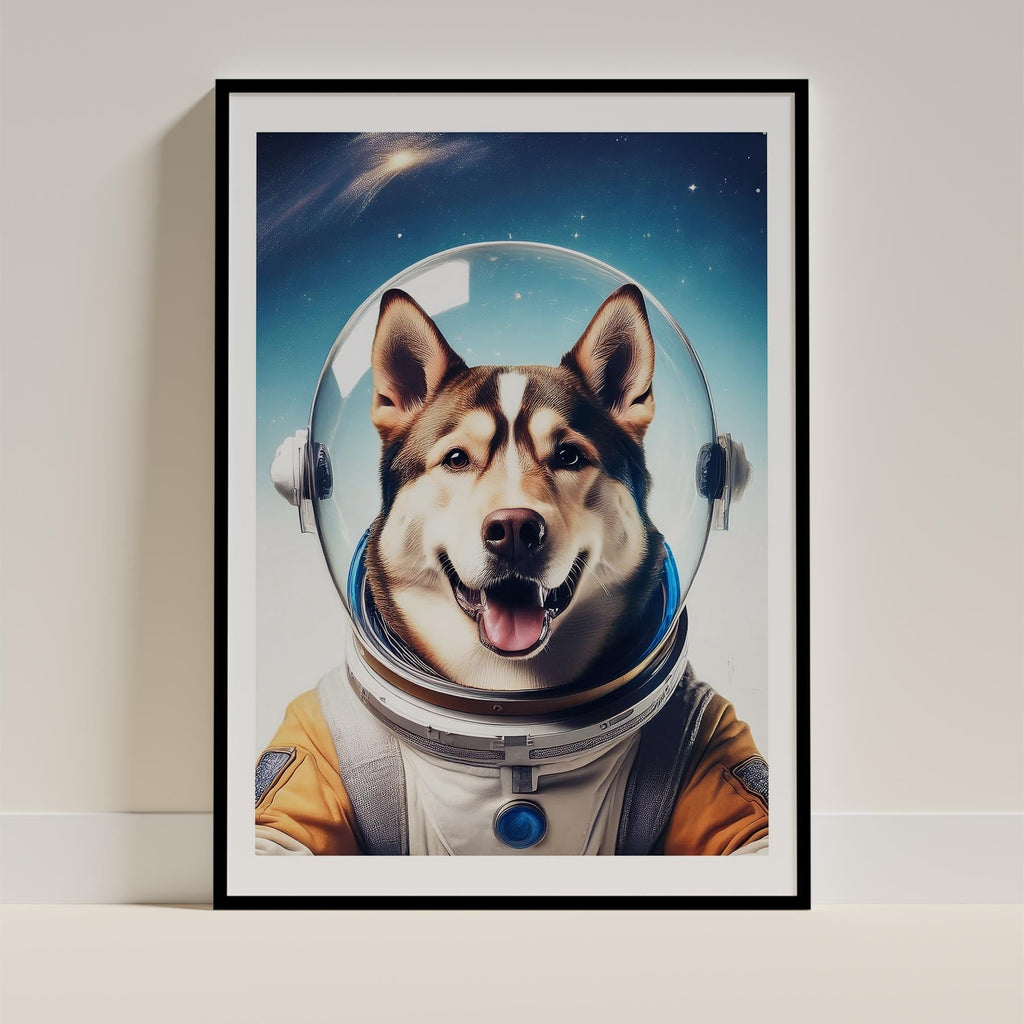 Siberian Husky Astronaut Dog Series image 11