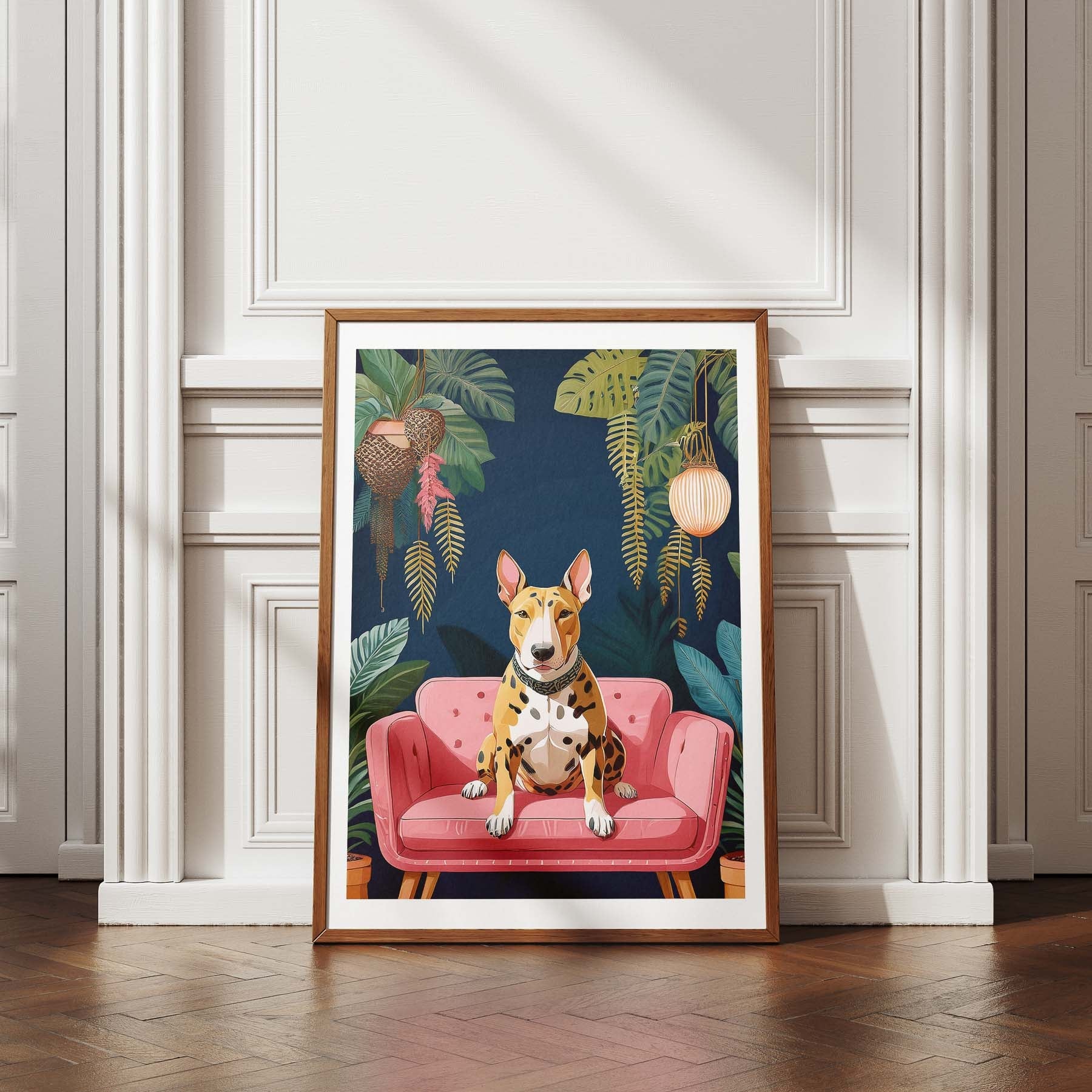 Bull Terrier Just Lounging Around image 4