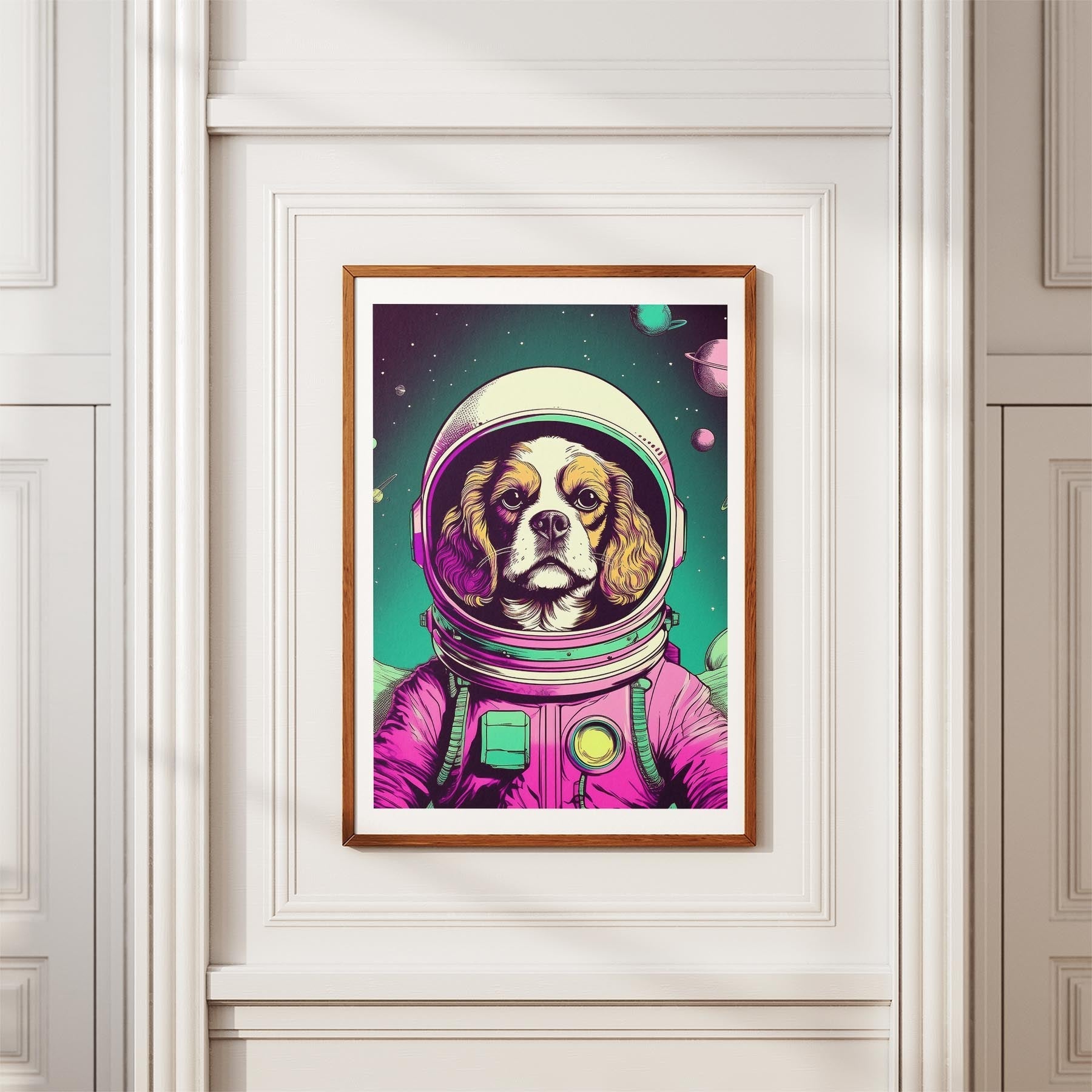 Cavalier Spaniel Space Dogs Series image 3