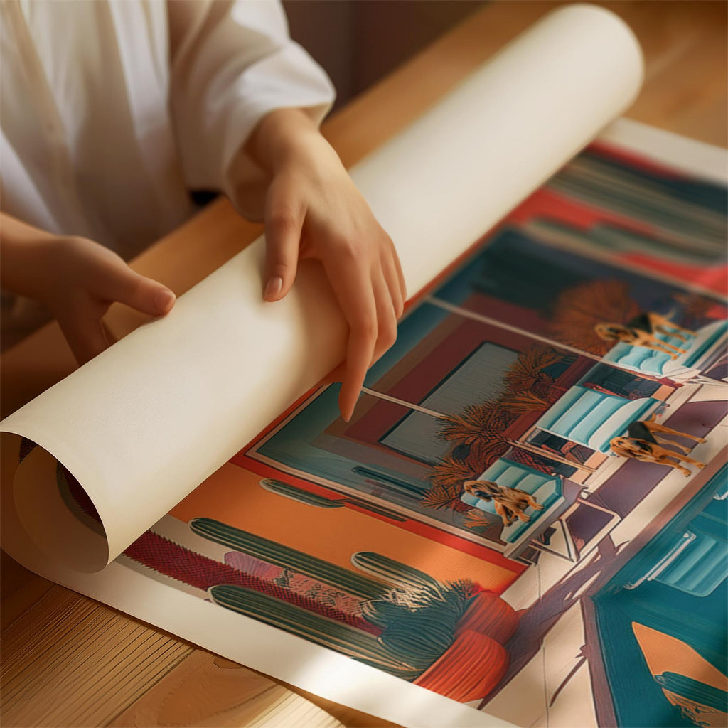 Blood Hound Custom Pool Party WITH TEXT image 1