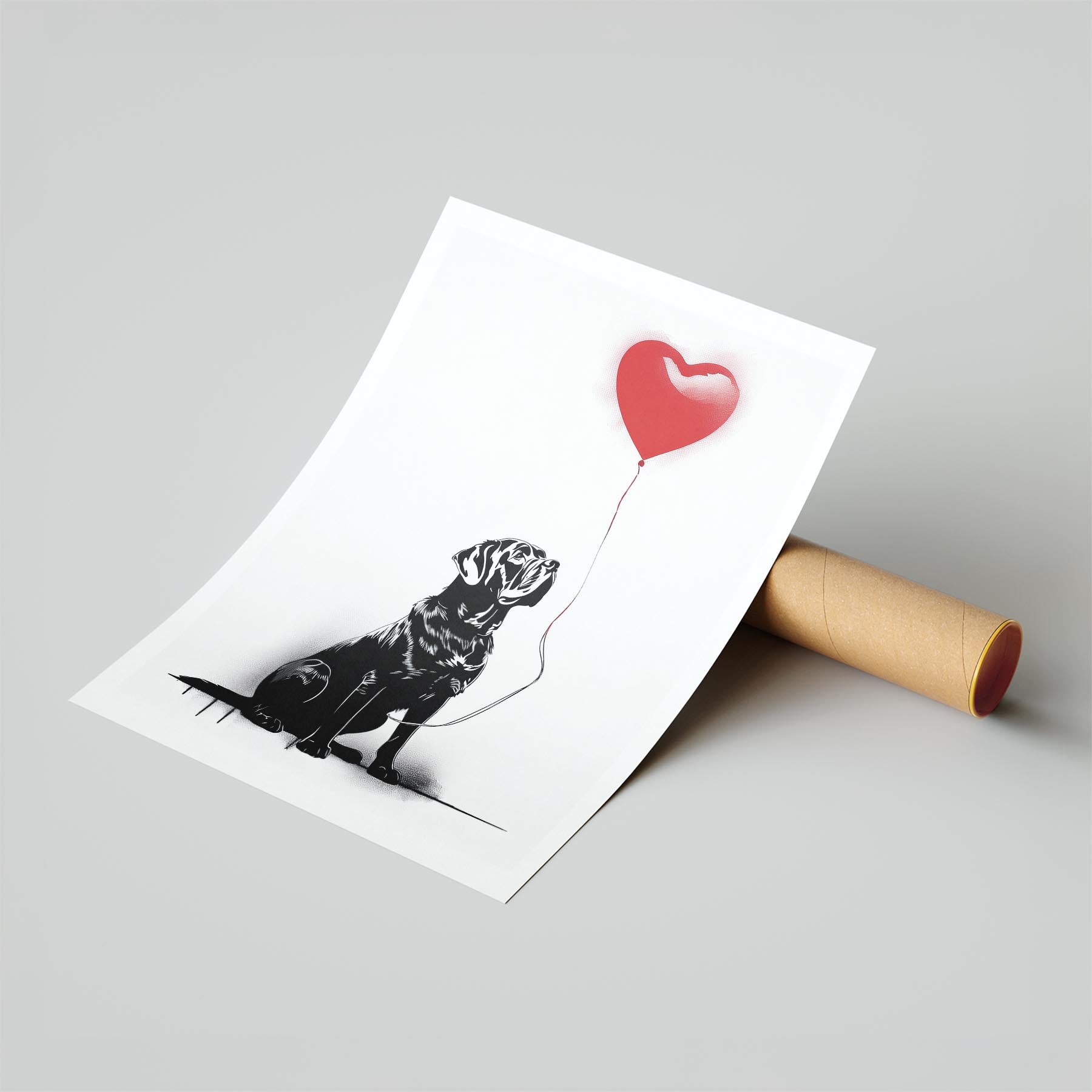 Neapolitan Mastiff DOGSY Series inspired by the Art of Banksy image 6