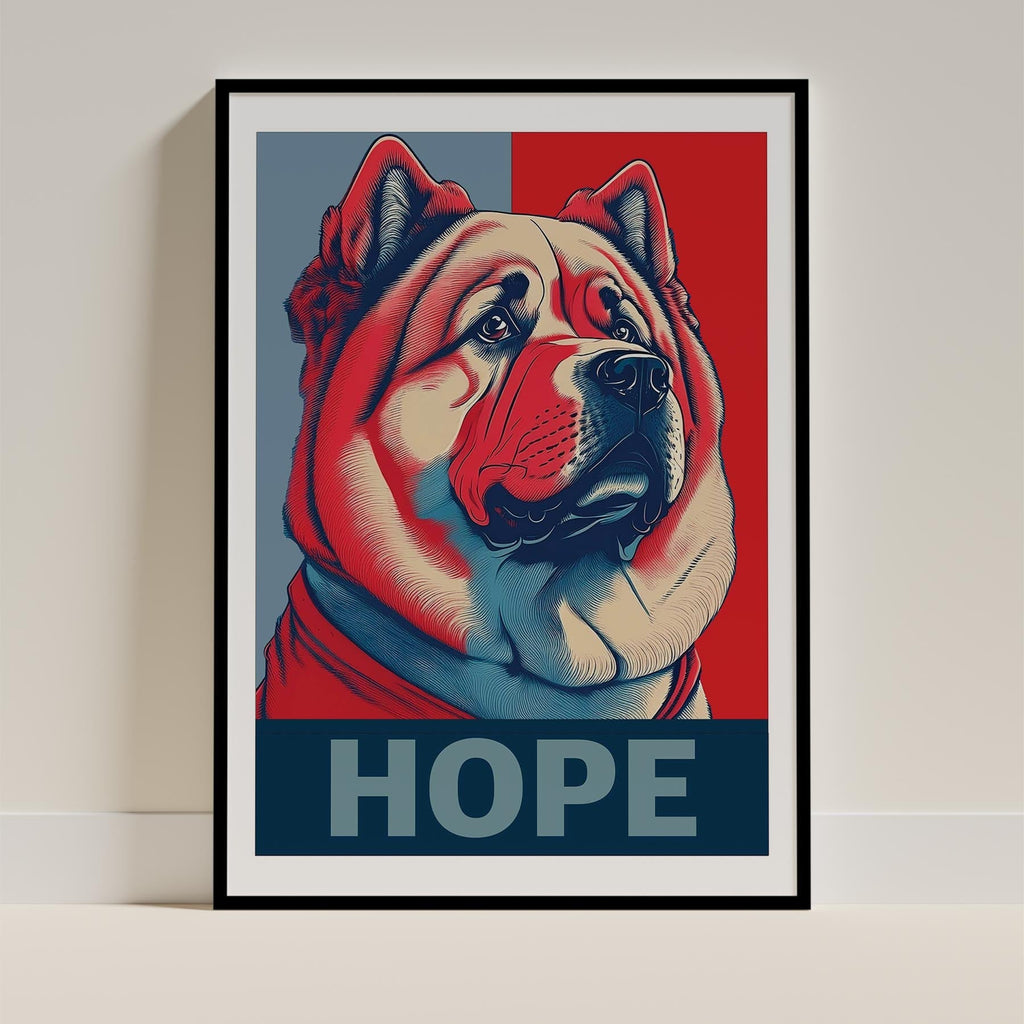 Chow Chow HOPE Series Inspired by the Obama Poster image 11