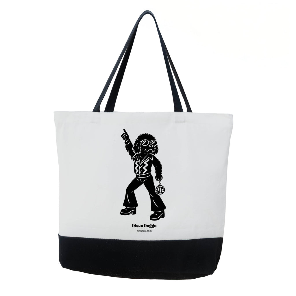 Black Russian Terrier 70's Disco Doggo Bag image 0