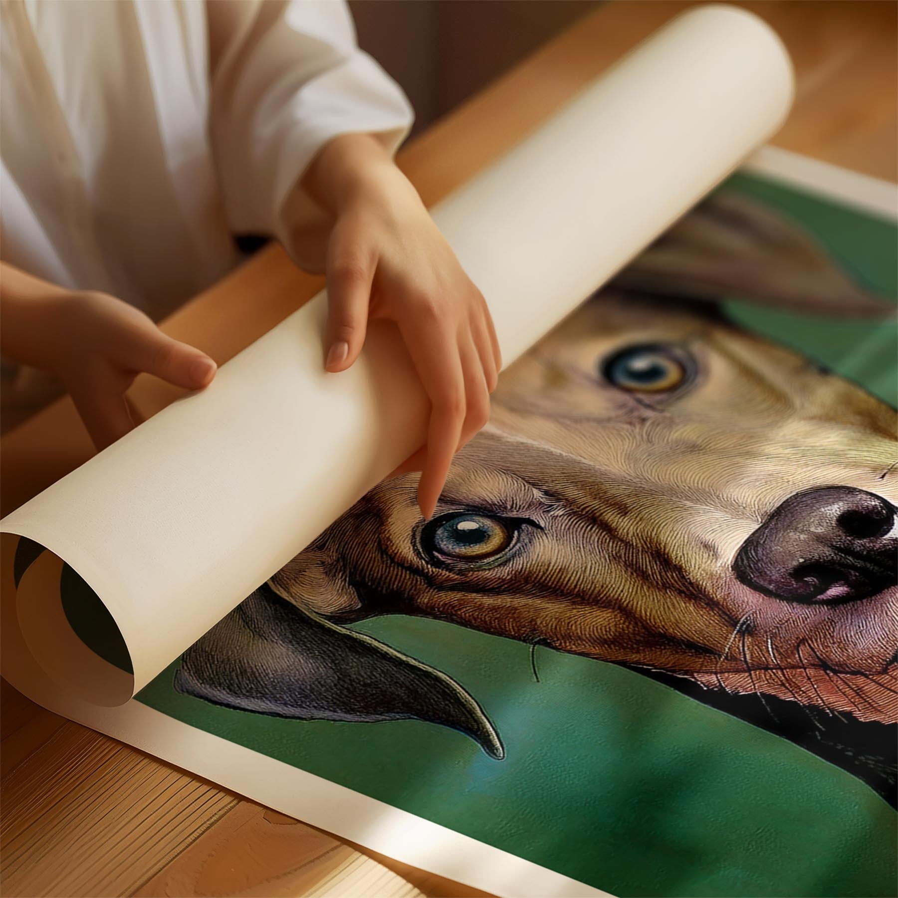 Whippet Green Painted Series image 1