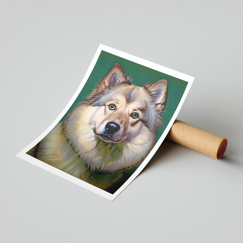 Samoyed Green Painted Series image 6