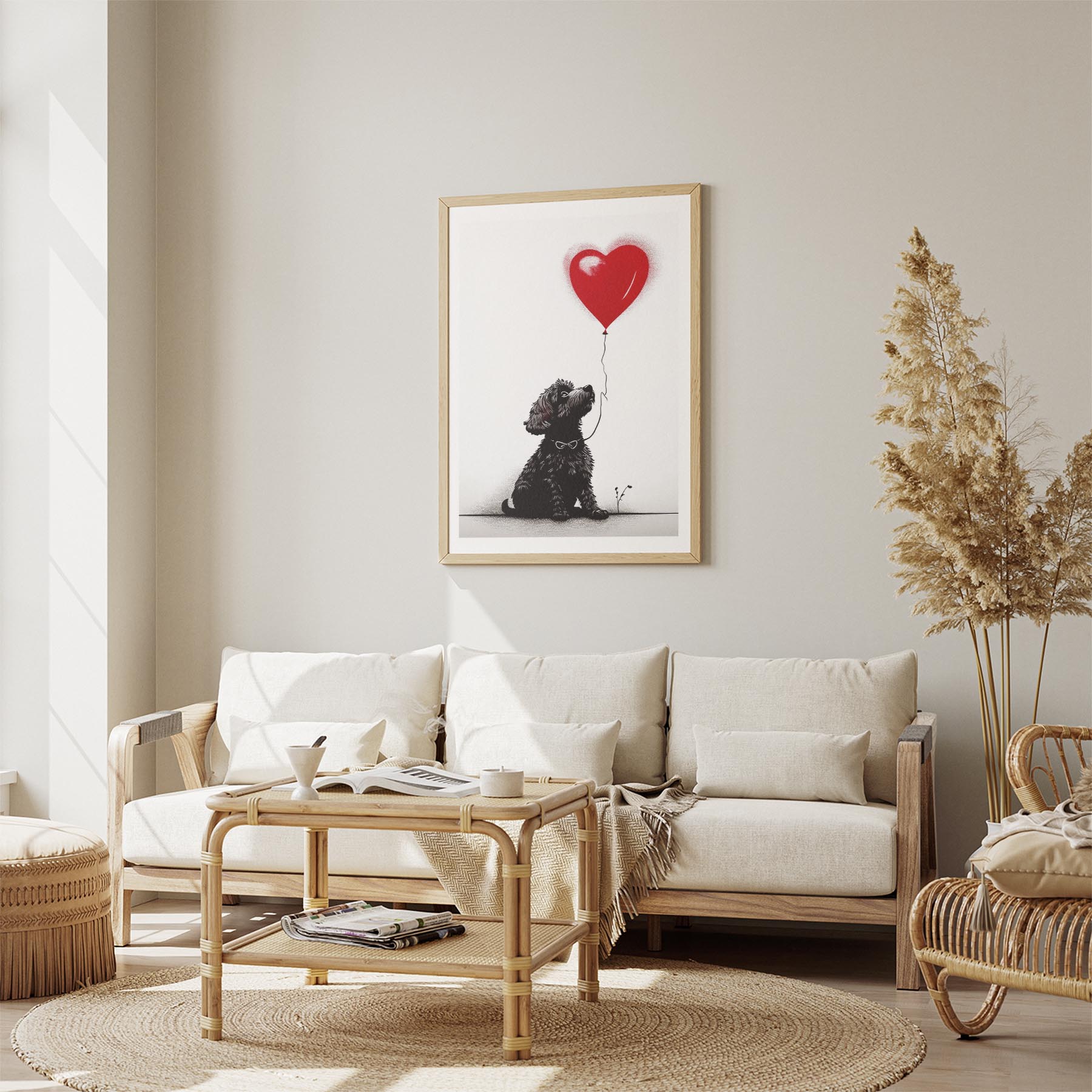 Maltese DOGSY Series inspired by the Art of Banksy image 2