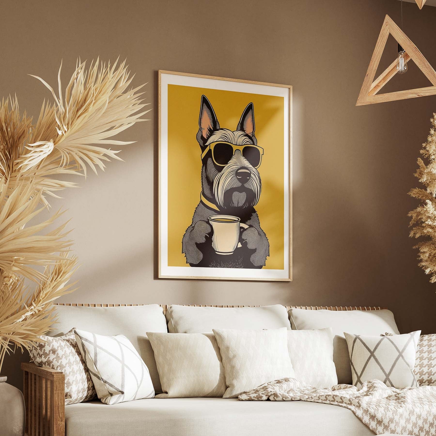 Scottish Terrier Chillin Coffee Dog image 5