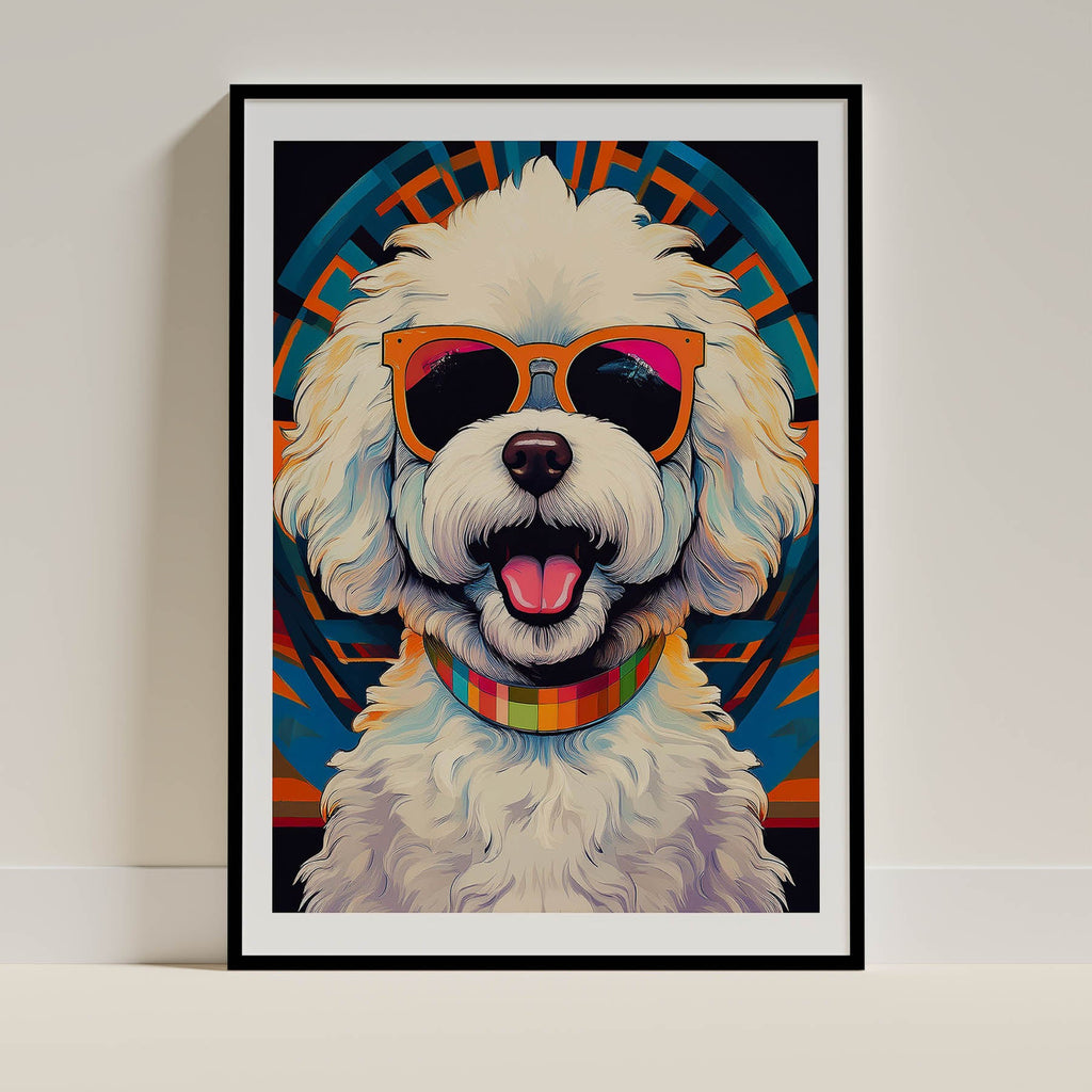 Bichon Frise In Colourful Sunnies 2 image 0