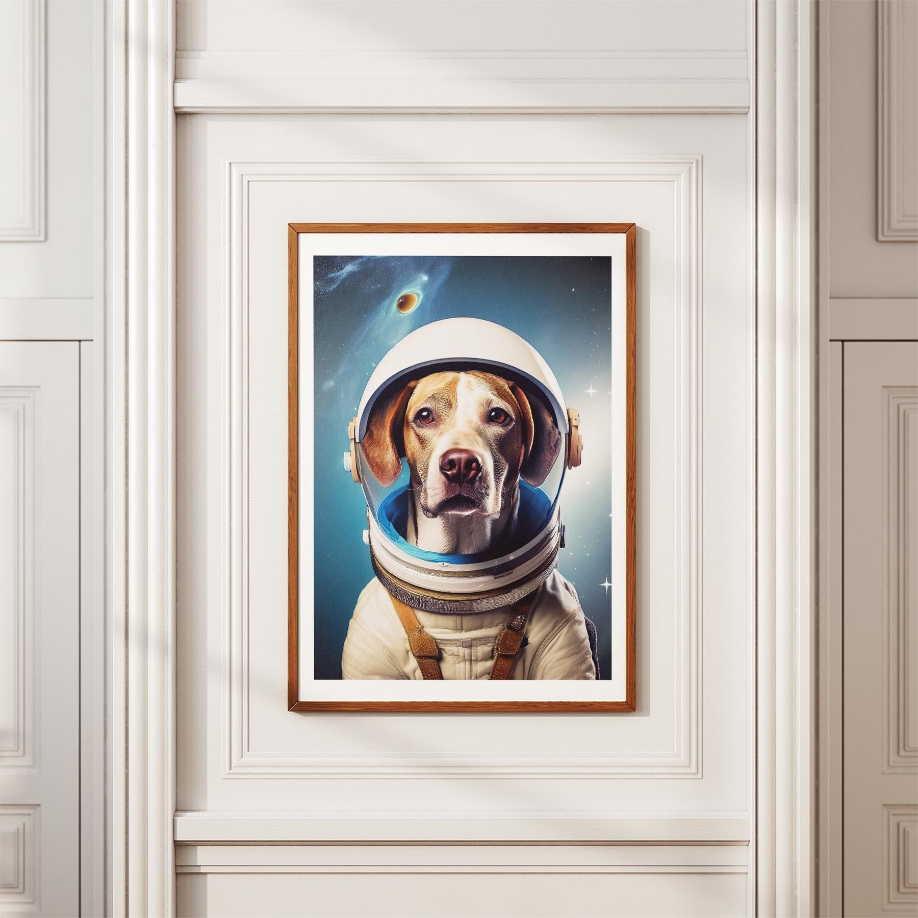 English Pointer Astronaut Dog Series image 3