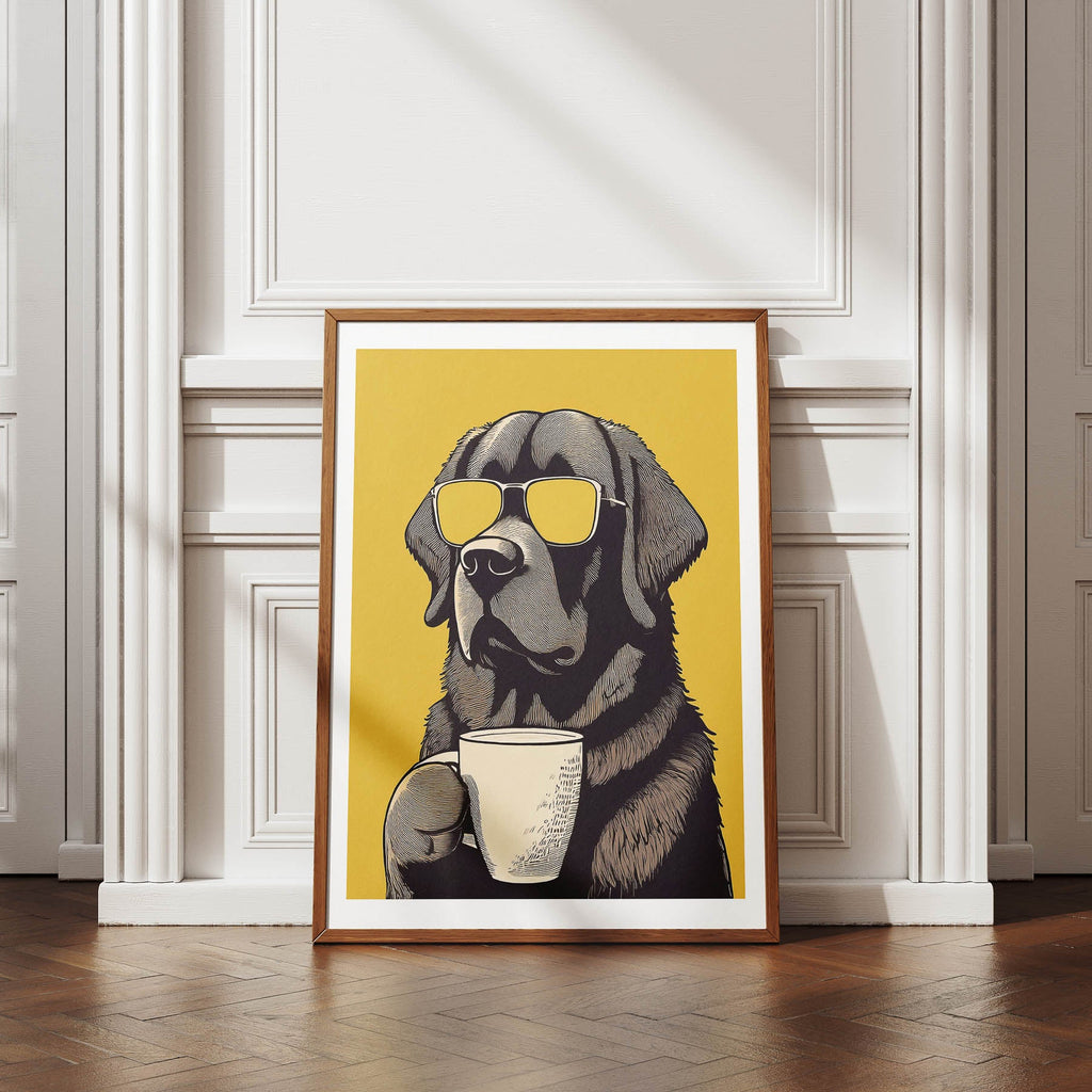 Newfoundland Chillin Coffee Dog image 4