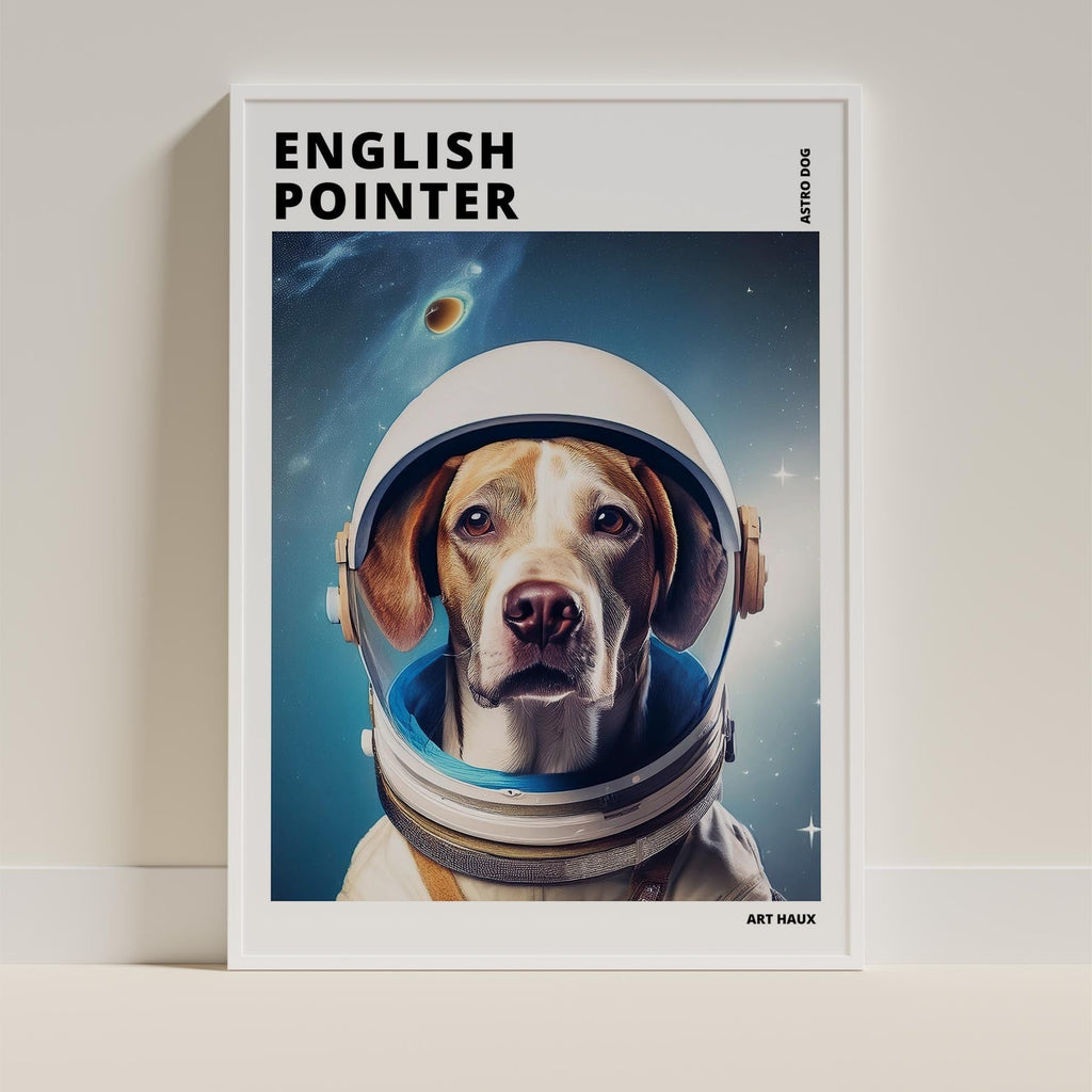 English Pointer Astronaut Dog Series with Text Astro Dog image 9