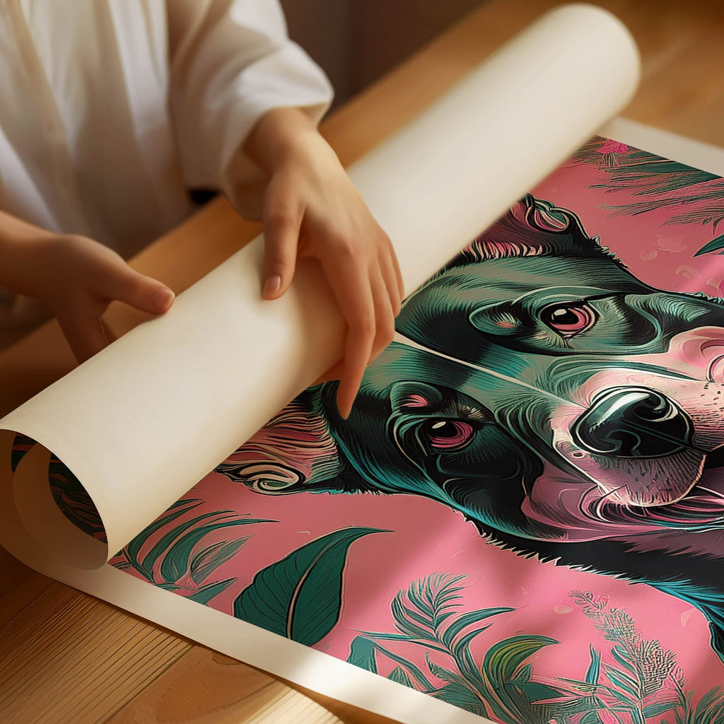 Kelpie Flowery Dog image 1