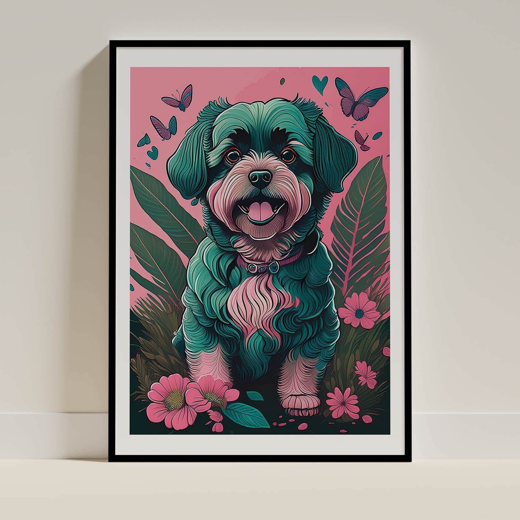 Havanese Flowery Dog image 0