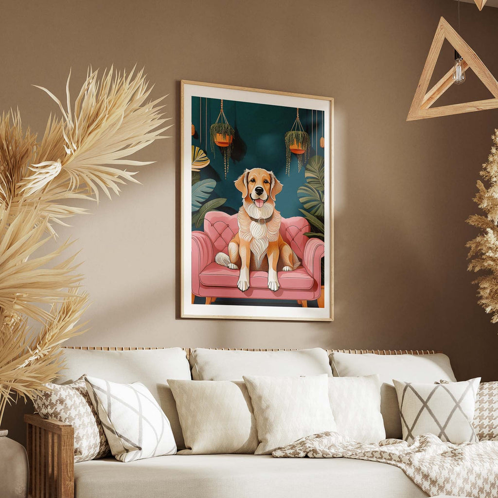 Golden Retriever Just Lounging Around 1 image 5