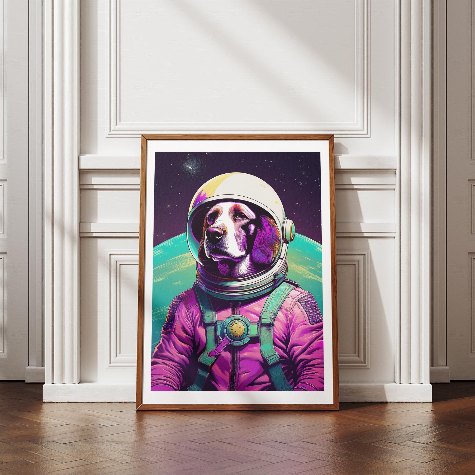 English Setter Space Dogs Series image 4