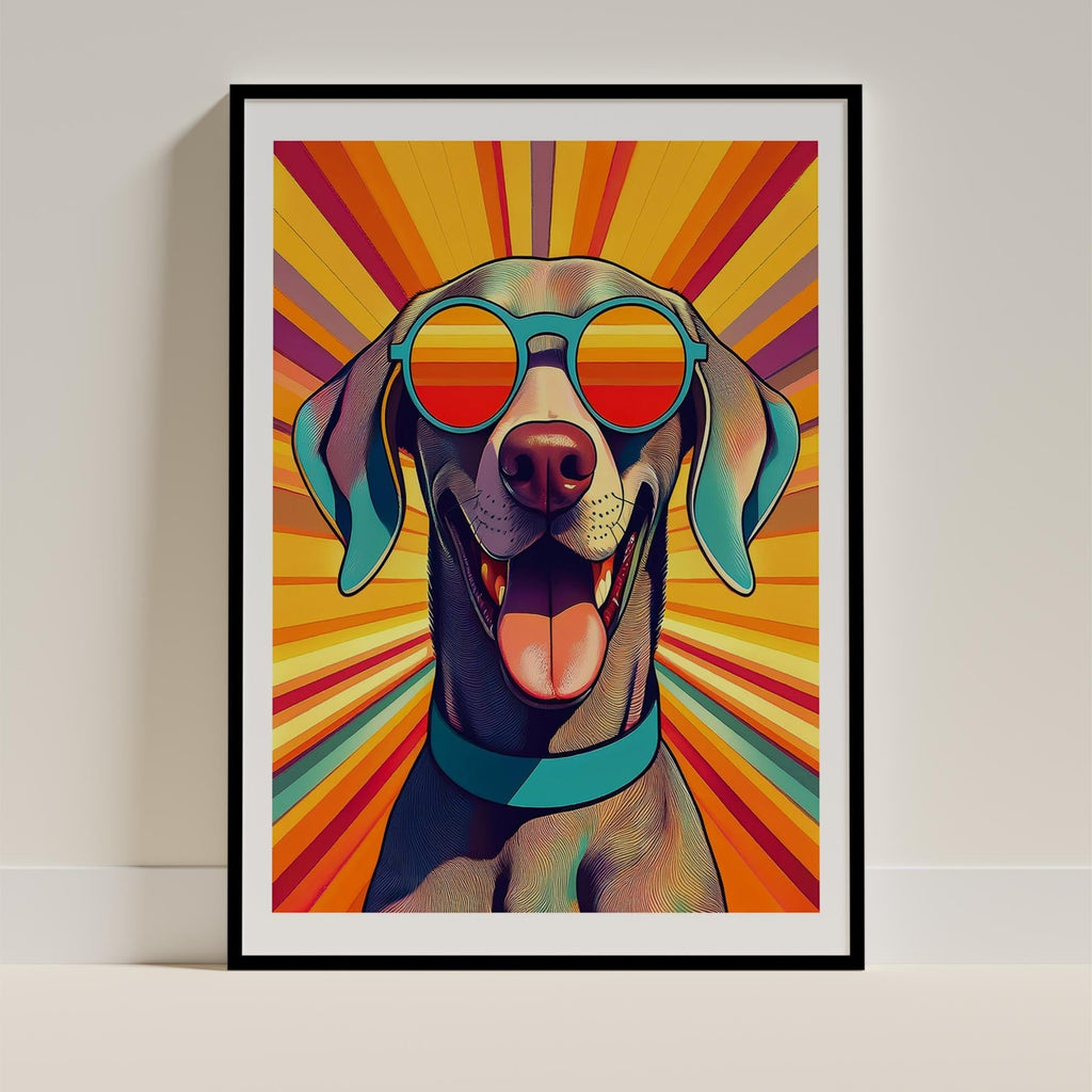 Weimaraner In Colourful Sunnies 1 image 12