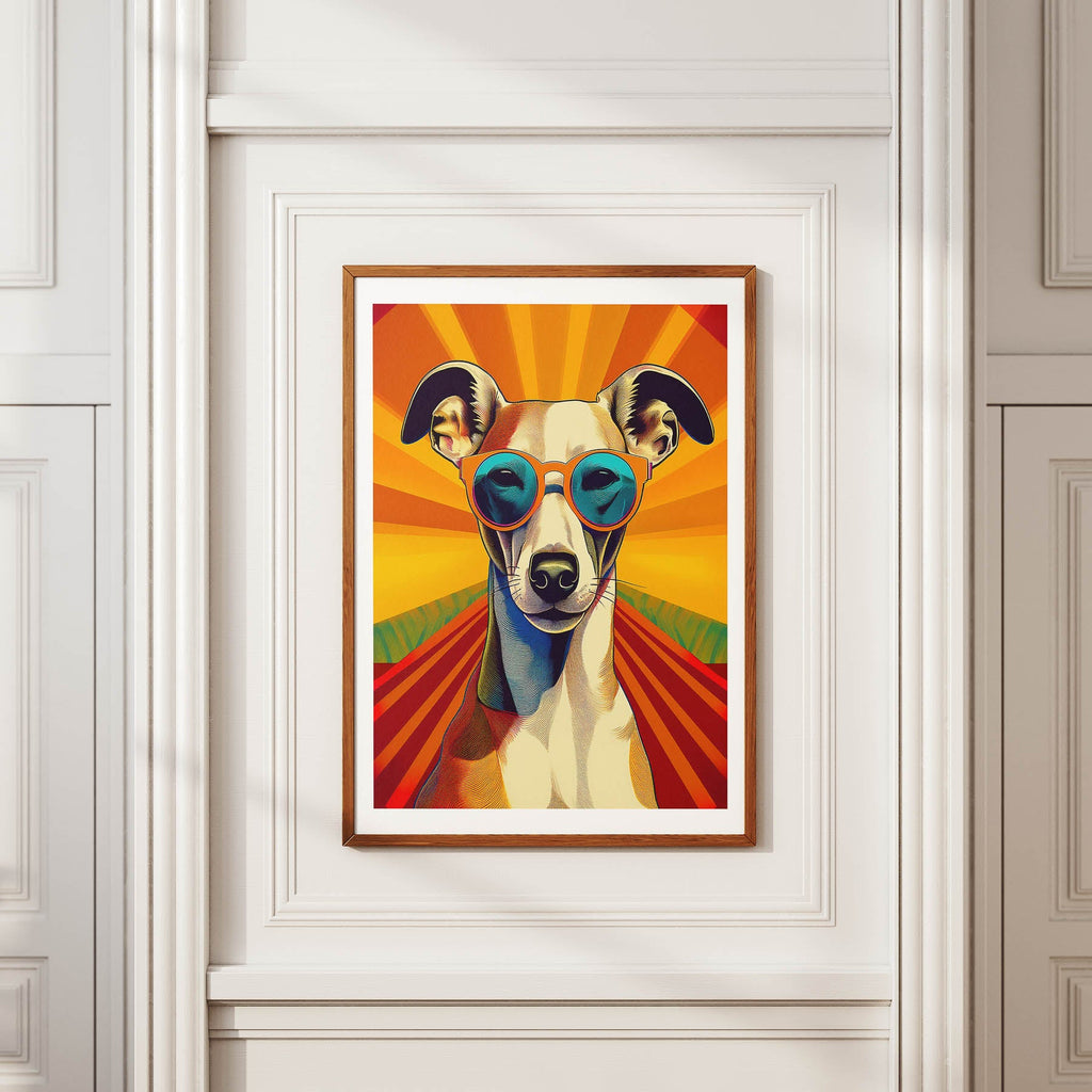 Whippet In Colourful Sunnies 1 image 2