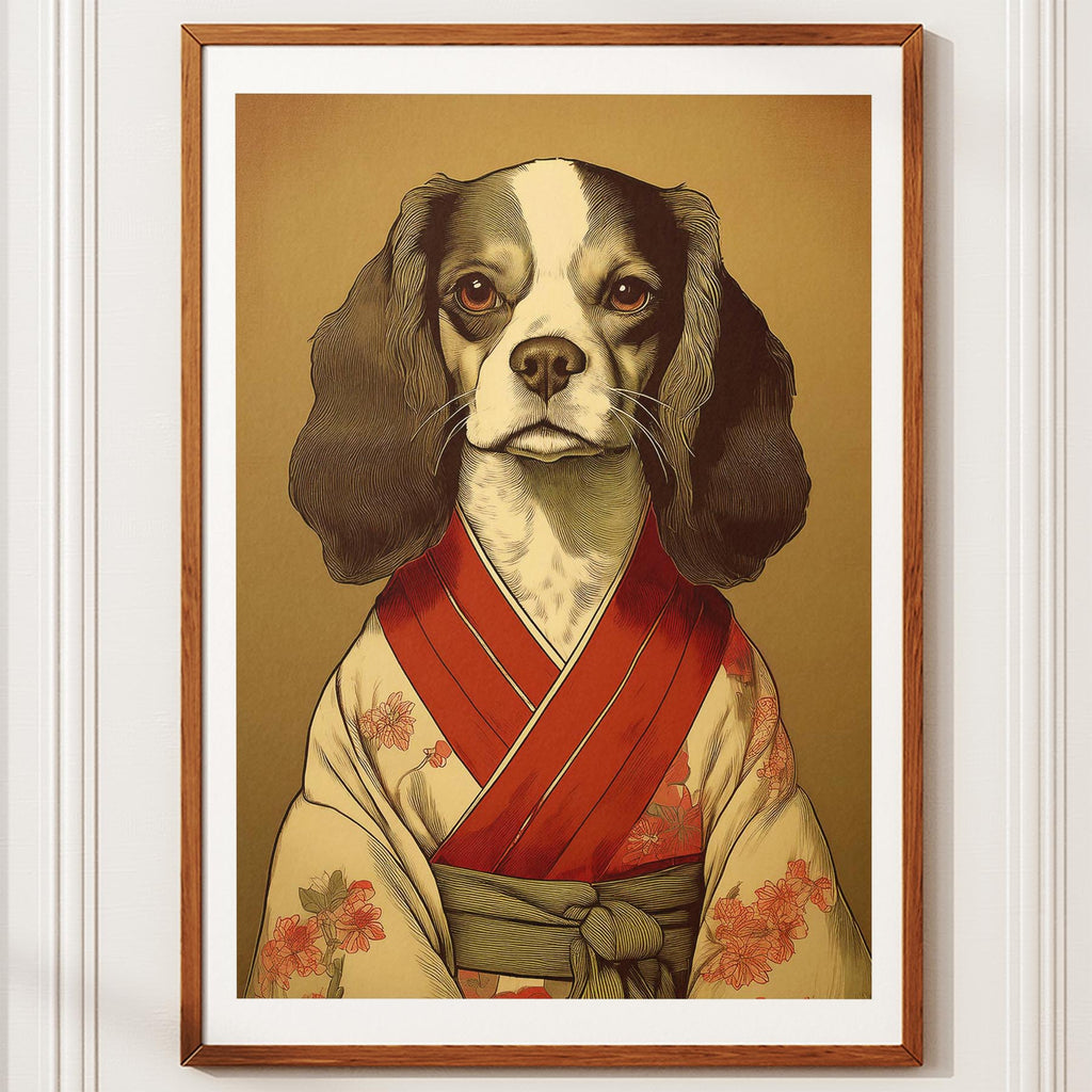 Cavalier Spaniel Japanse Kimono Dog Series image 10